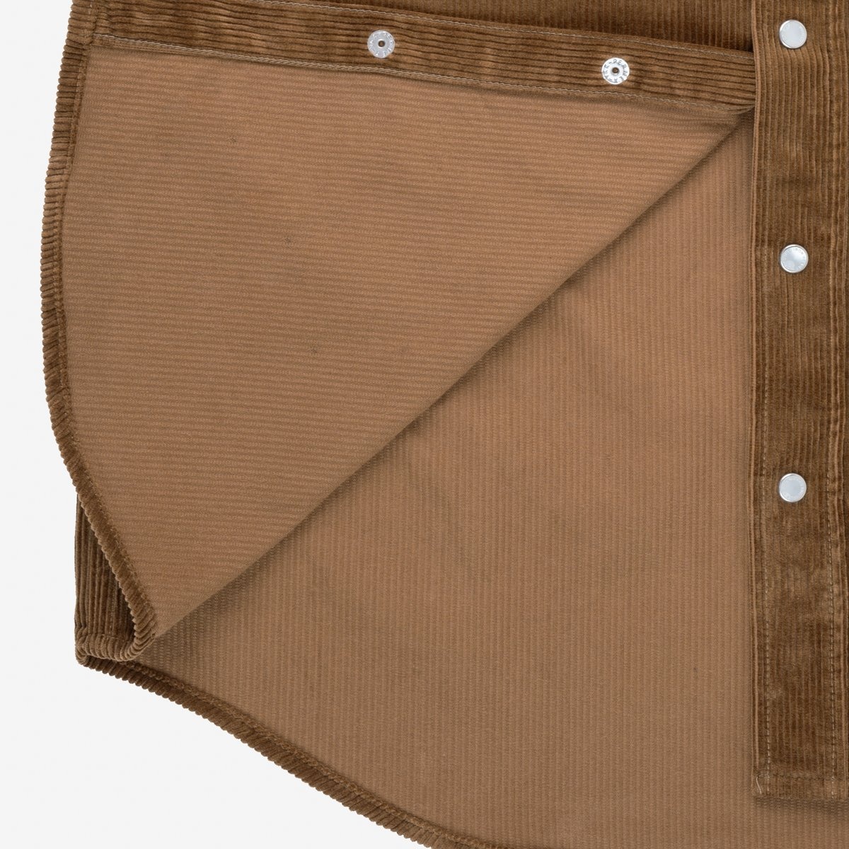 IHSH-398-CAM 11oz Corduroy Western Shirt - Camel - 15