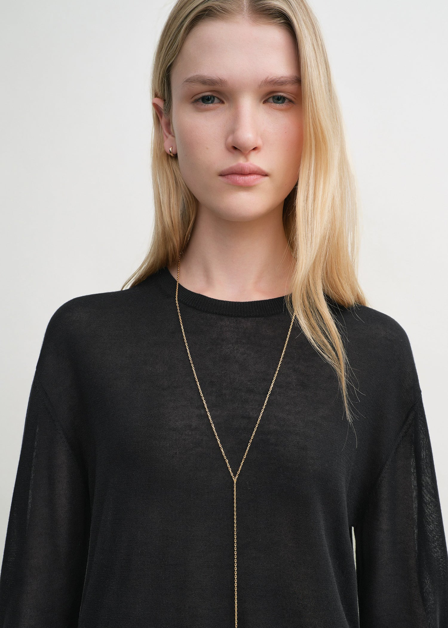 Long-sleeve tee knit black - 5