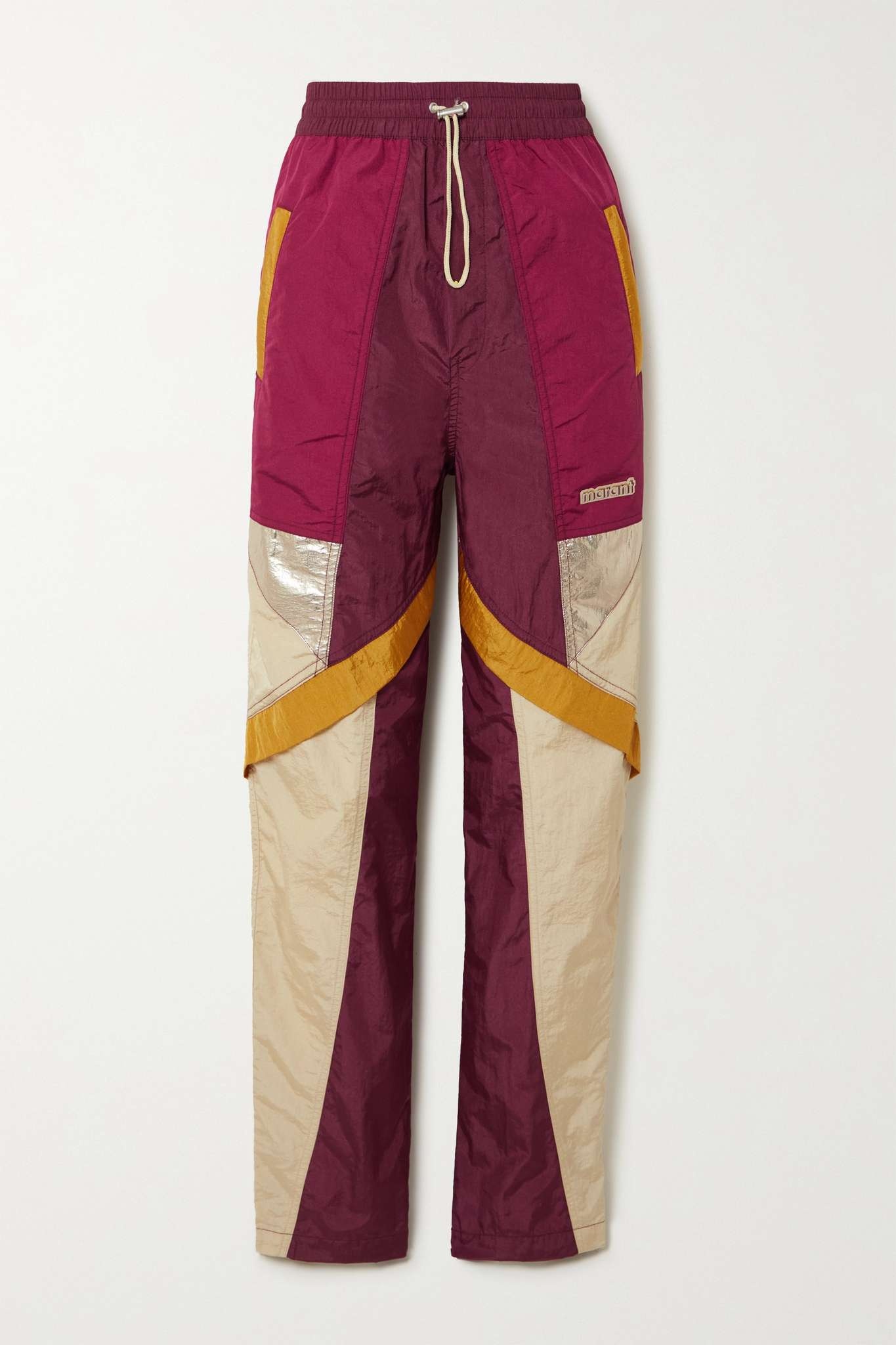 Mackenzie paneled shell track pants - 1