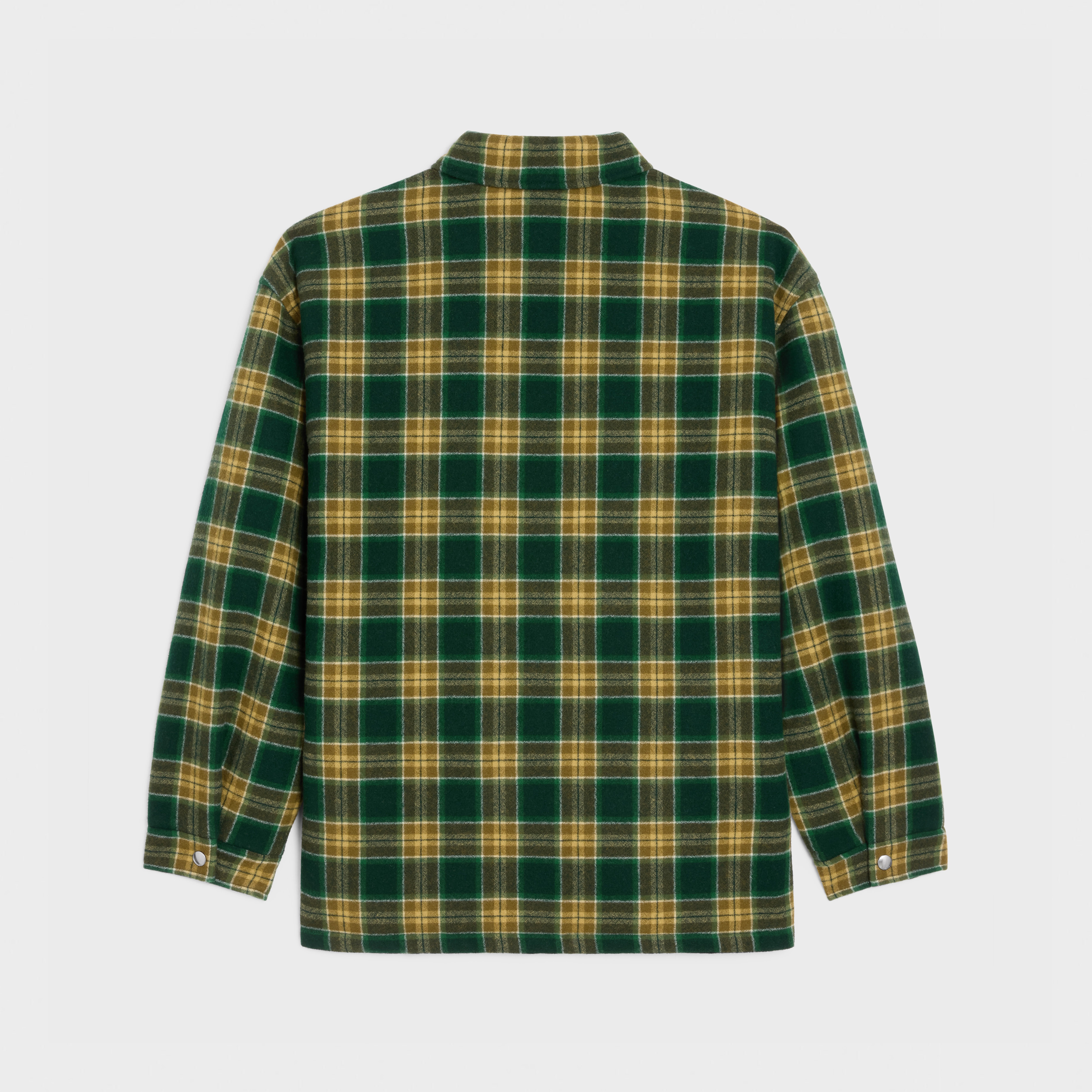 OVERSHIRT IN CHECKED WOOL - 2