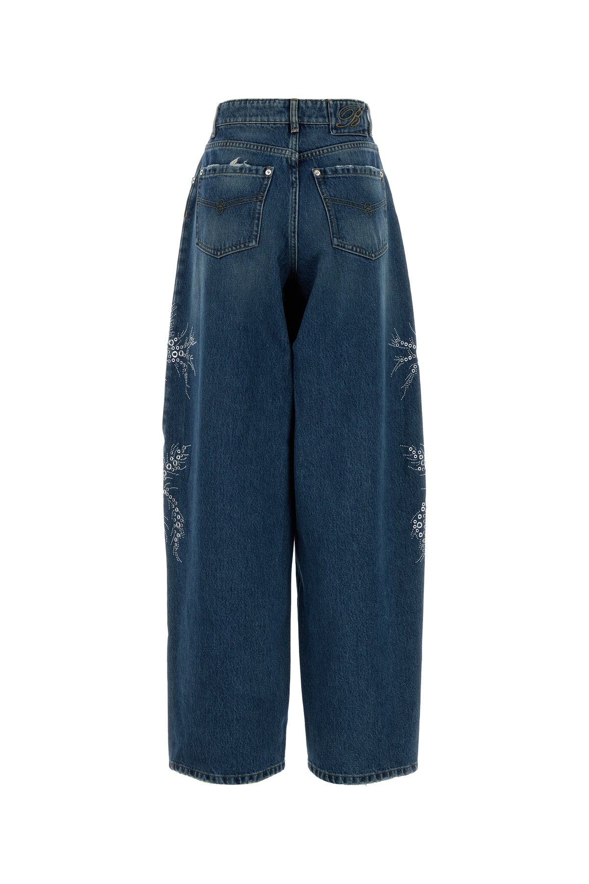 Denim wide-leg jeans - 2