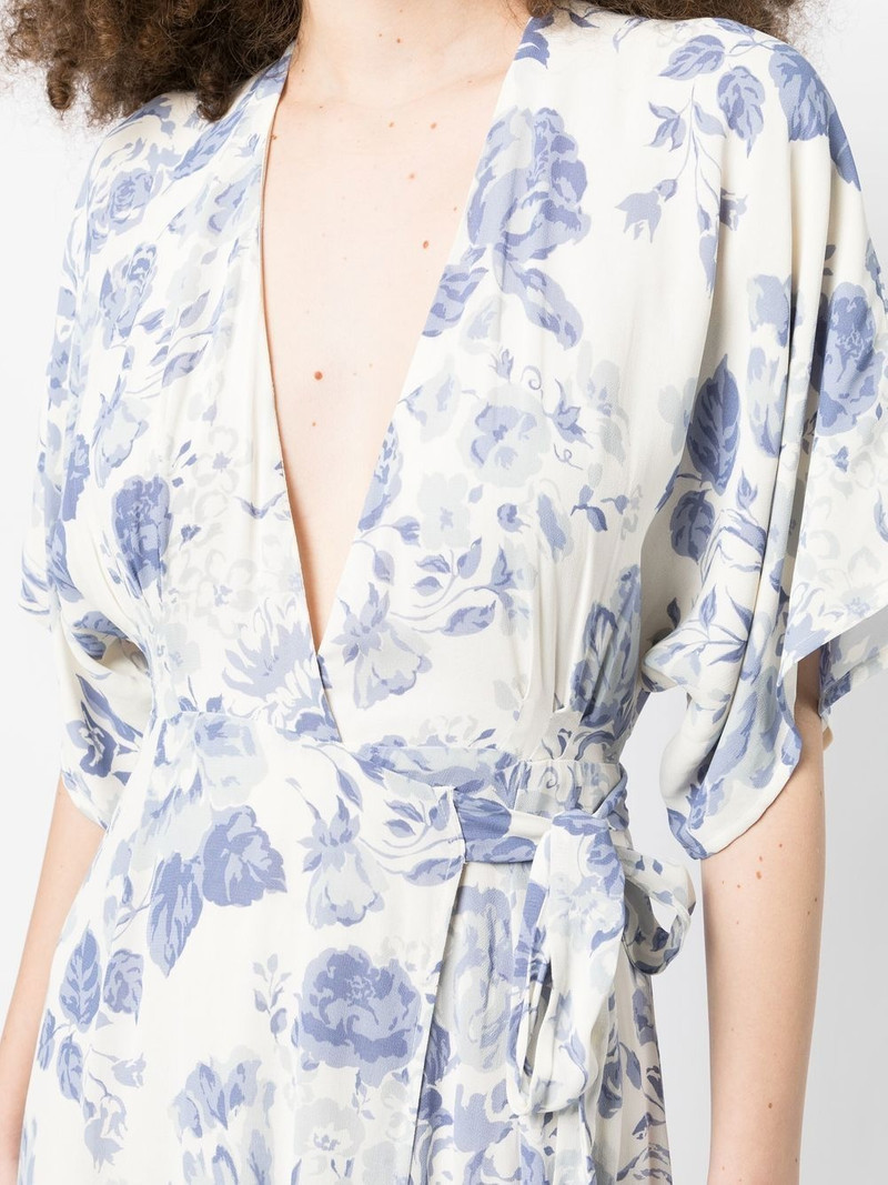 Winslow draped wrap dress 5