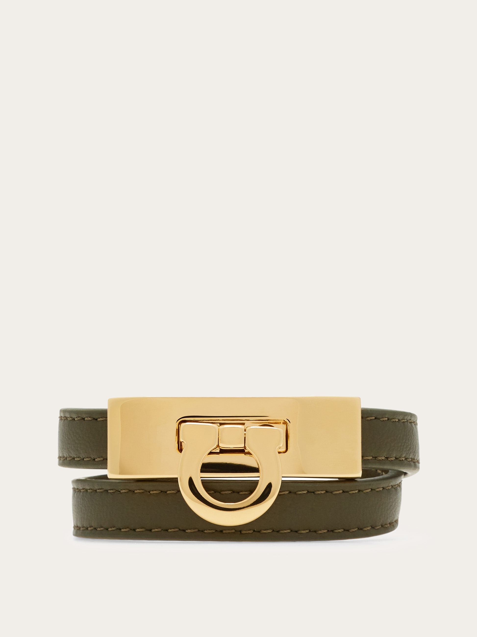 Gancini double twist bracelet - Mis 17 - 1