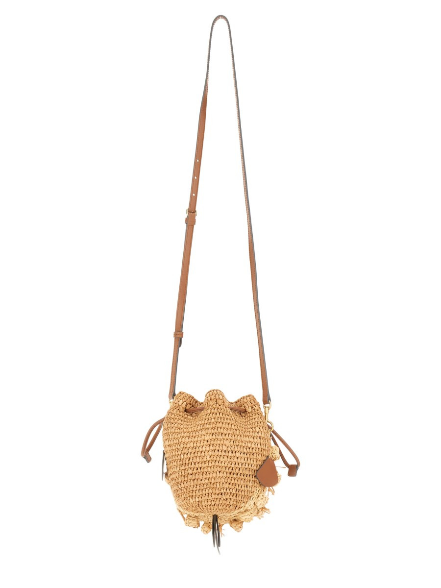 BLOWFISH RAFFIA SHOULDER BAG - 2