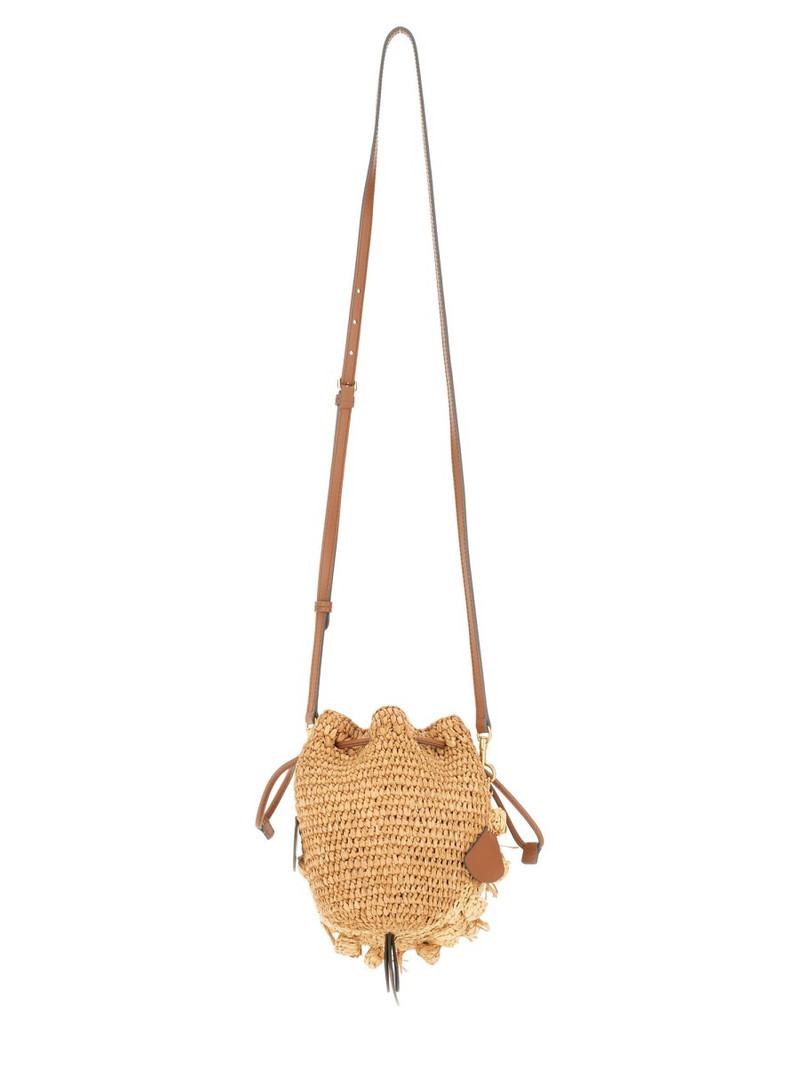 Anya Hindmarch BLOWFISH RAFFIA SHOULDER BAG outlook