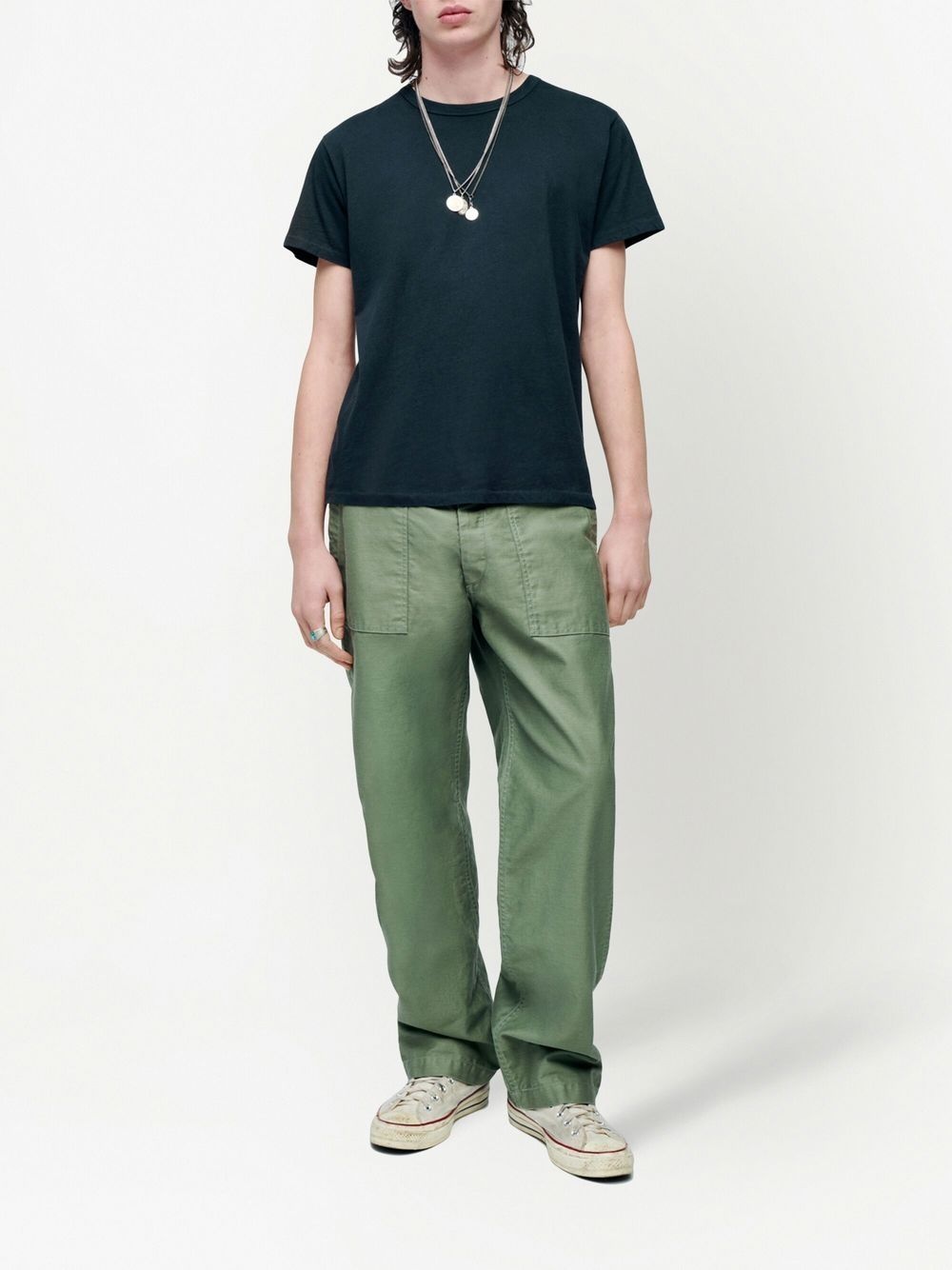 loose-fit crew neck T-shirt - 2