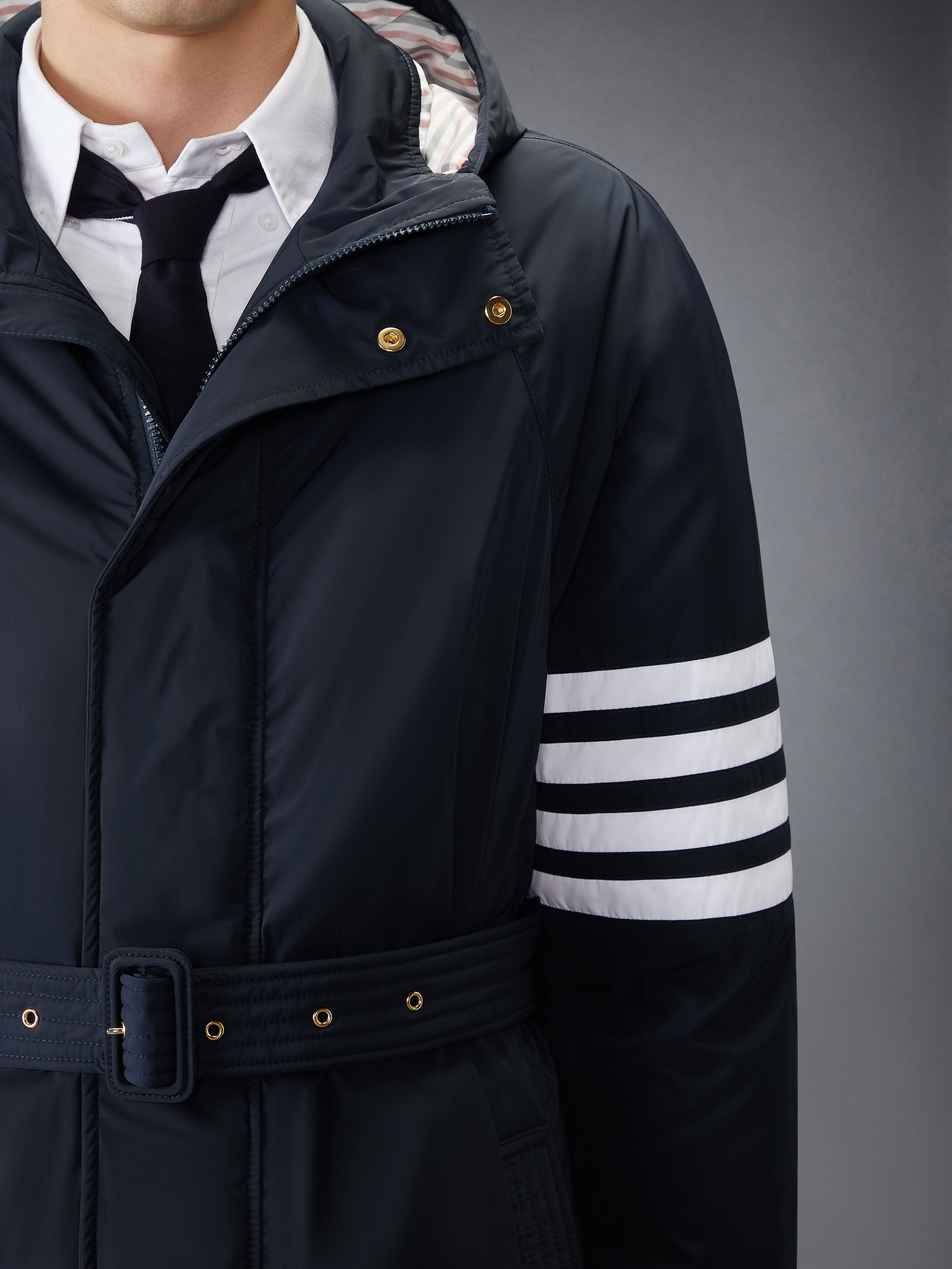 POLY TWILL 4-BAR DOWN FILLED PARKA - 8