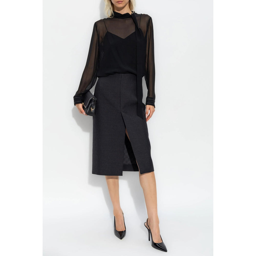 Gucci Grey Skirts - Pencil Skirts Women - 2