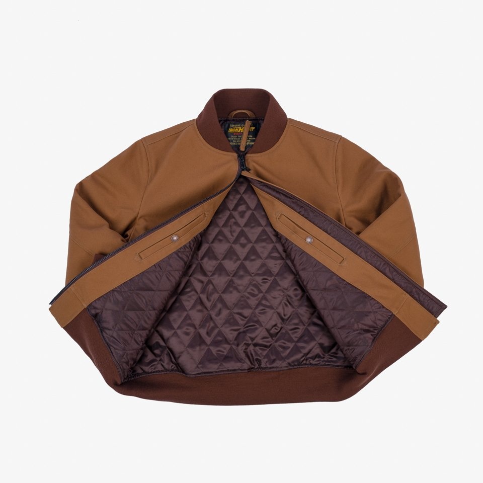 IHM-44-BRN 17oz Duck Type L-2B Flight Jacket - Brown - 6