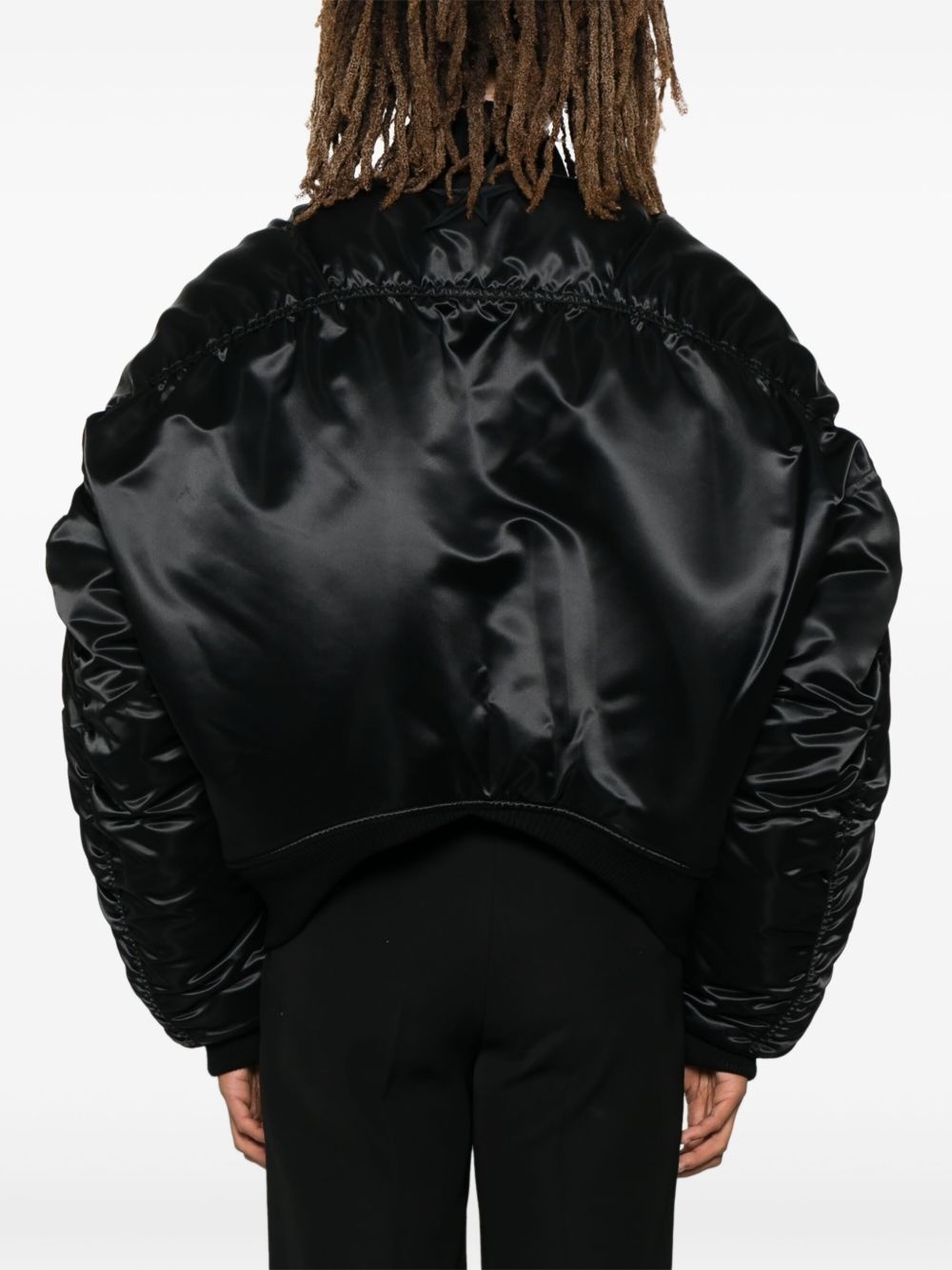 satin bomber jacket - 4