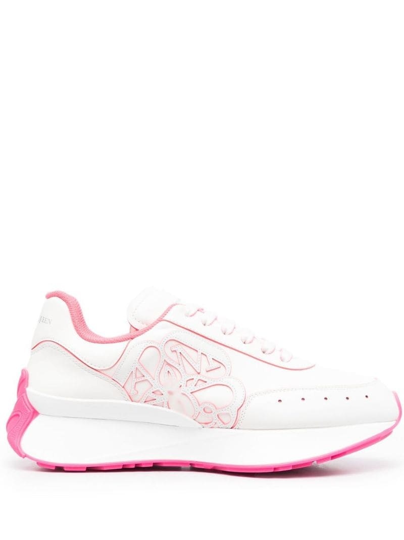 logo low-top sneakers - 1