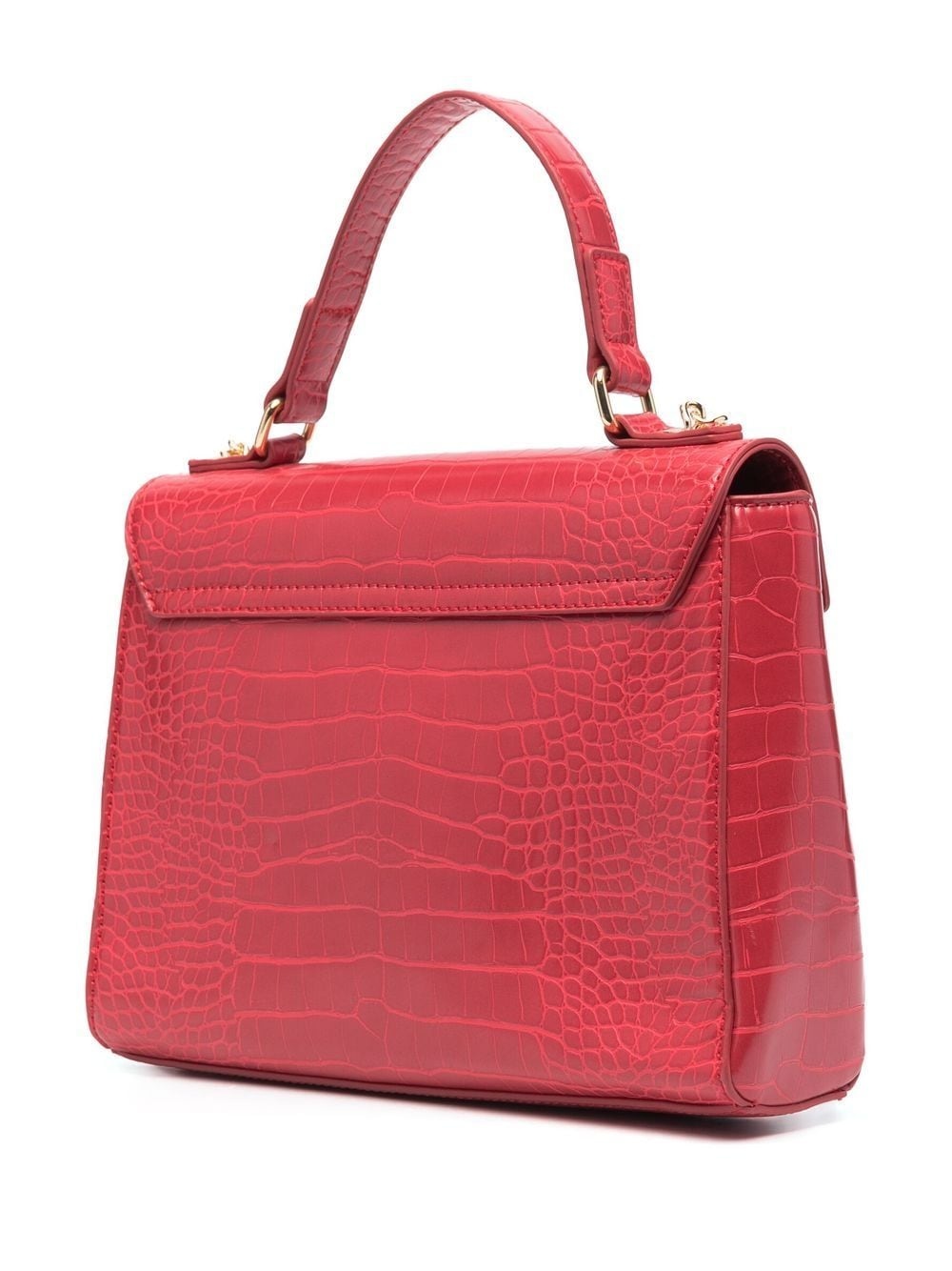 crocodile-embossed tote bag - 3