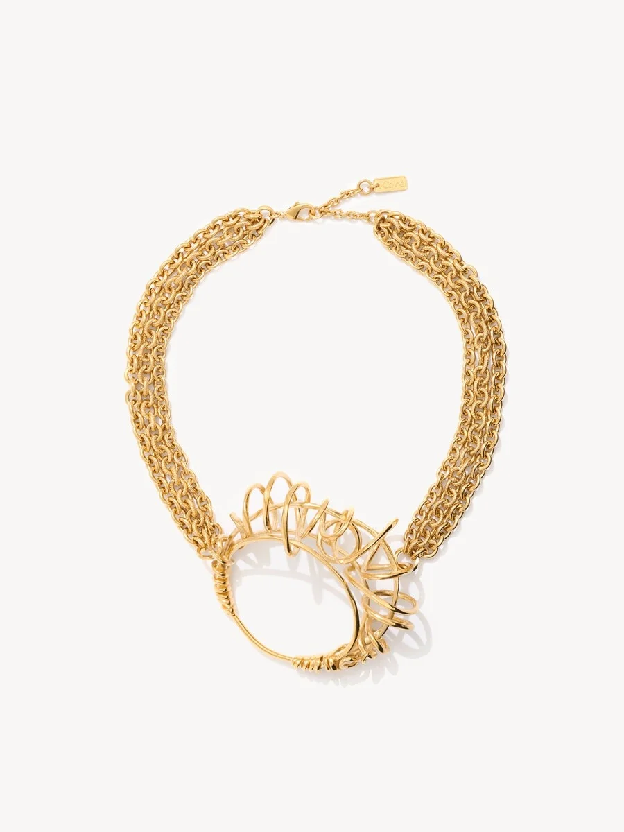 THE CHLOÉ TULIP SCARF NECKLACE - 1