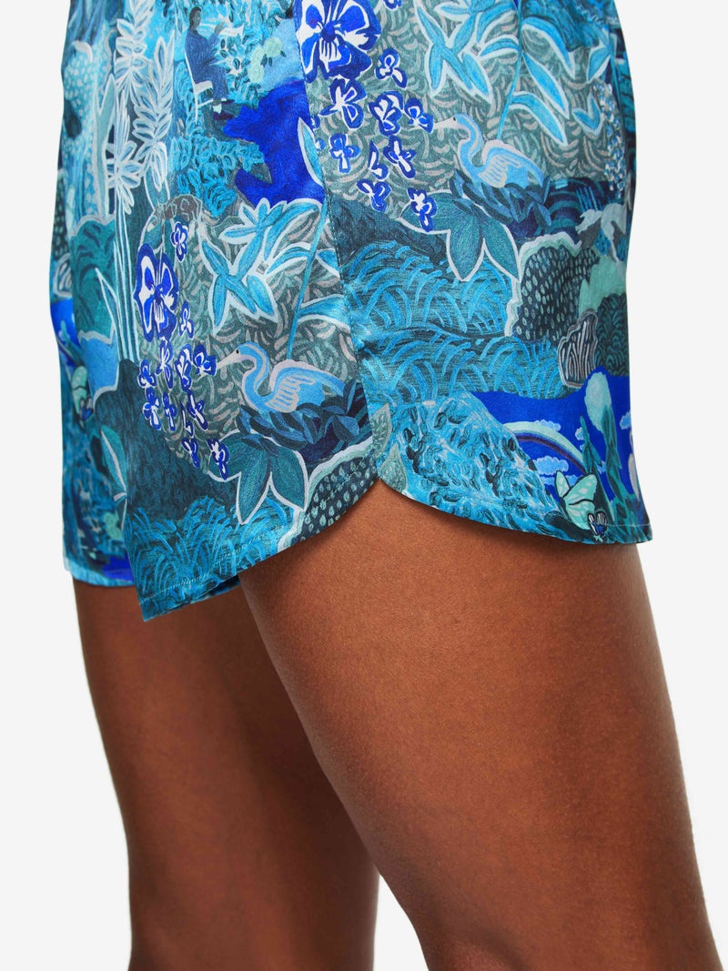 Men's Modern Fit Boxers Brindisi 86 Silk Satin Multi - 5