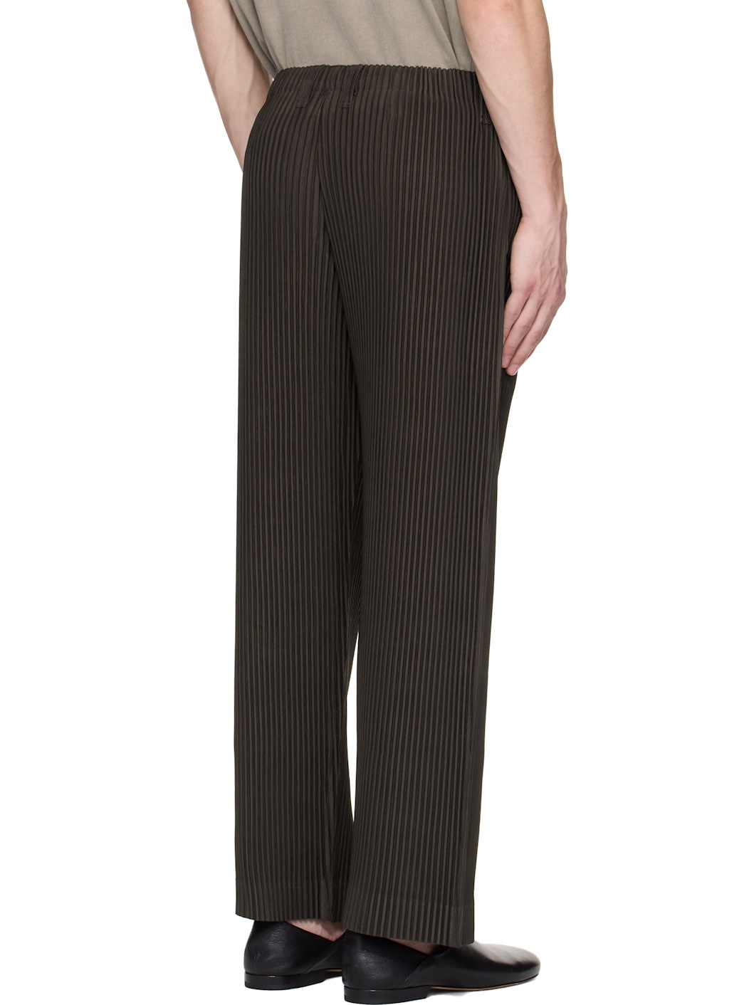 Brown Tailored Pleats 2 Trousers - 3