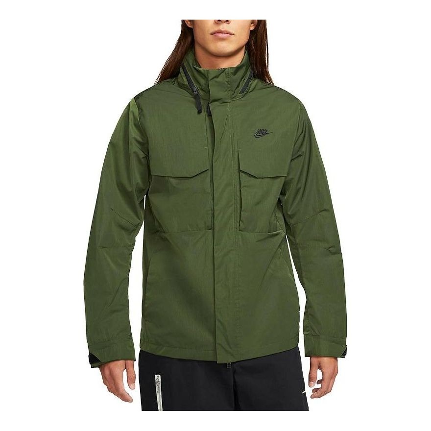 Nike Sportswear Premium Unlined Hooded M65 Jacket 'Green' DC6771-326 - 1