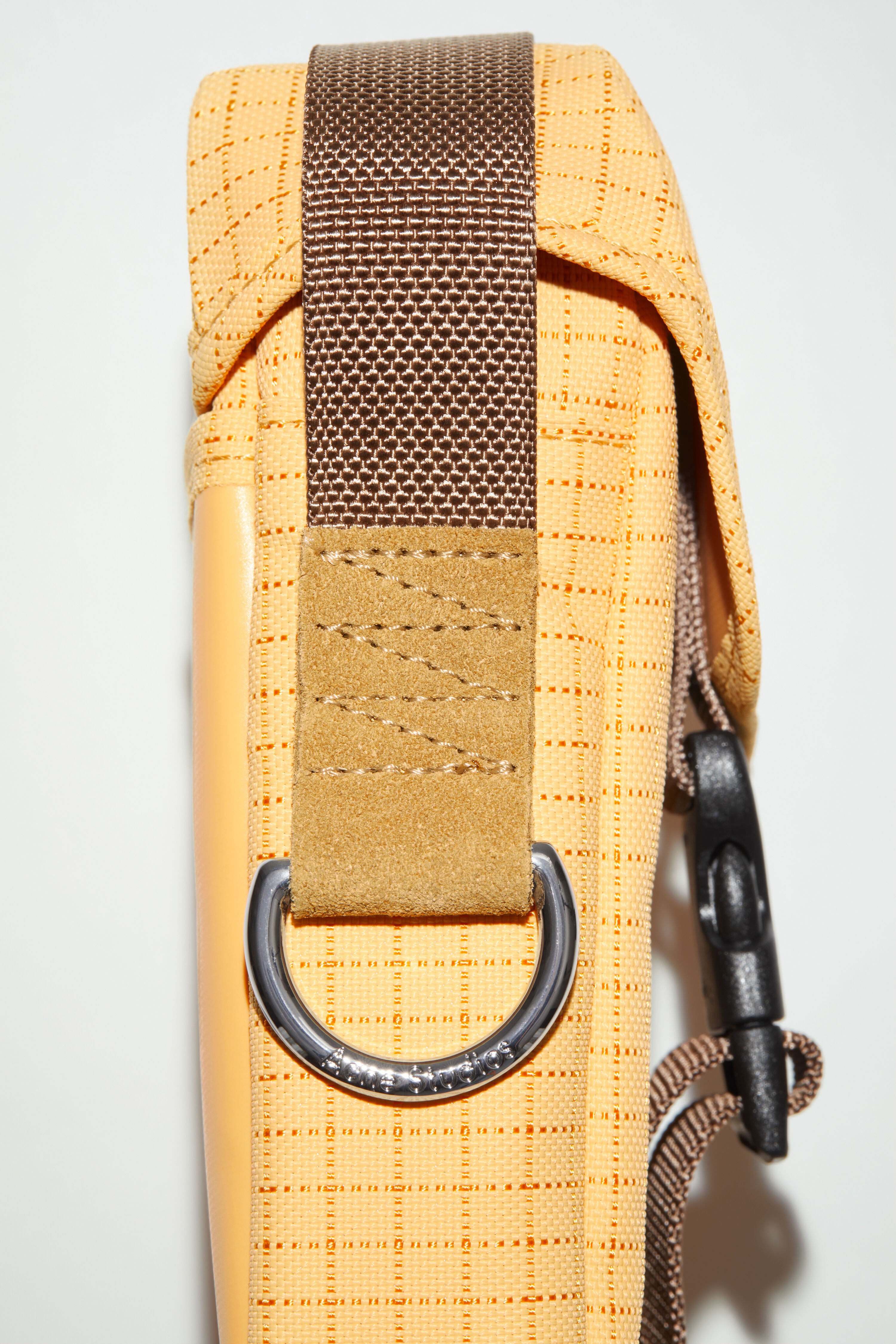 Ripstop mini pouch bag - Yellow/brown - 6