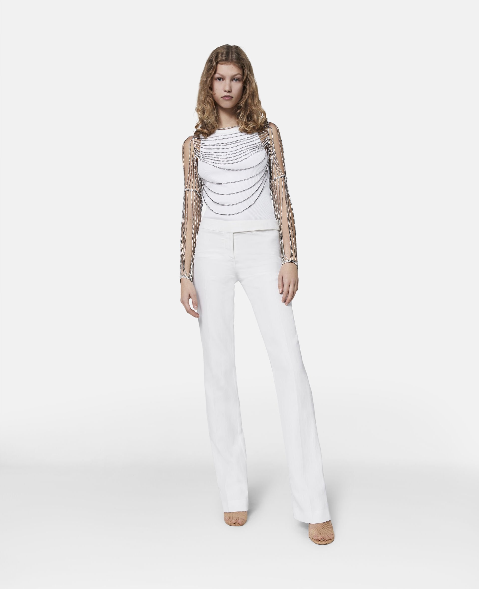 Low Rise Slim Leg Tailored Trousers - 2