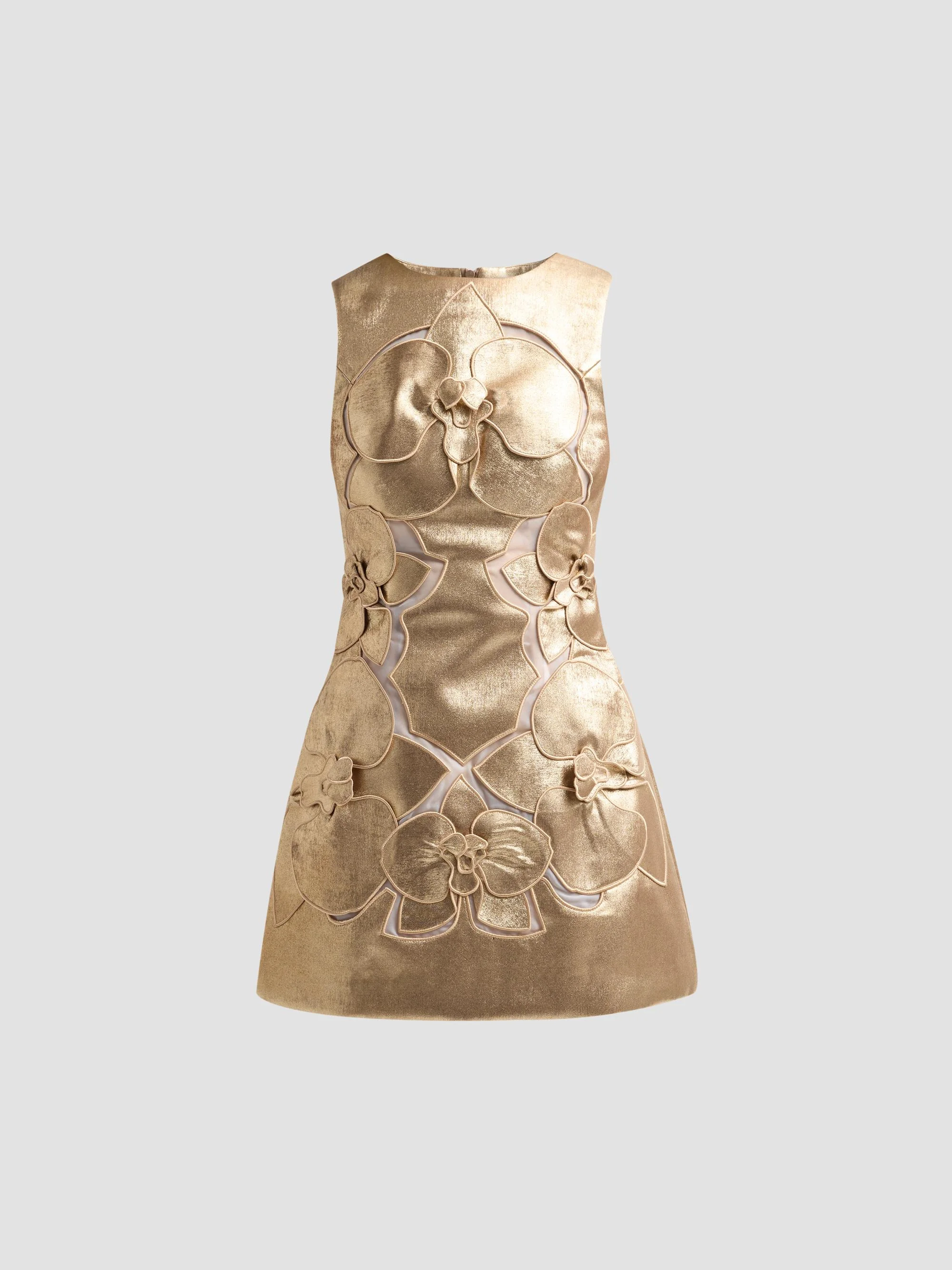 Women's Forever Young Raffin Mini Dress - Gold - 1