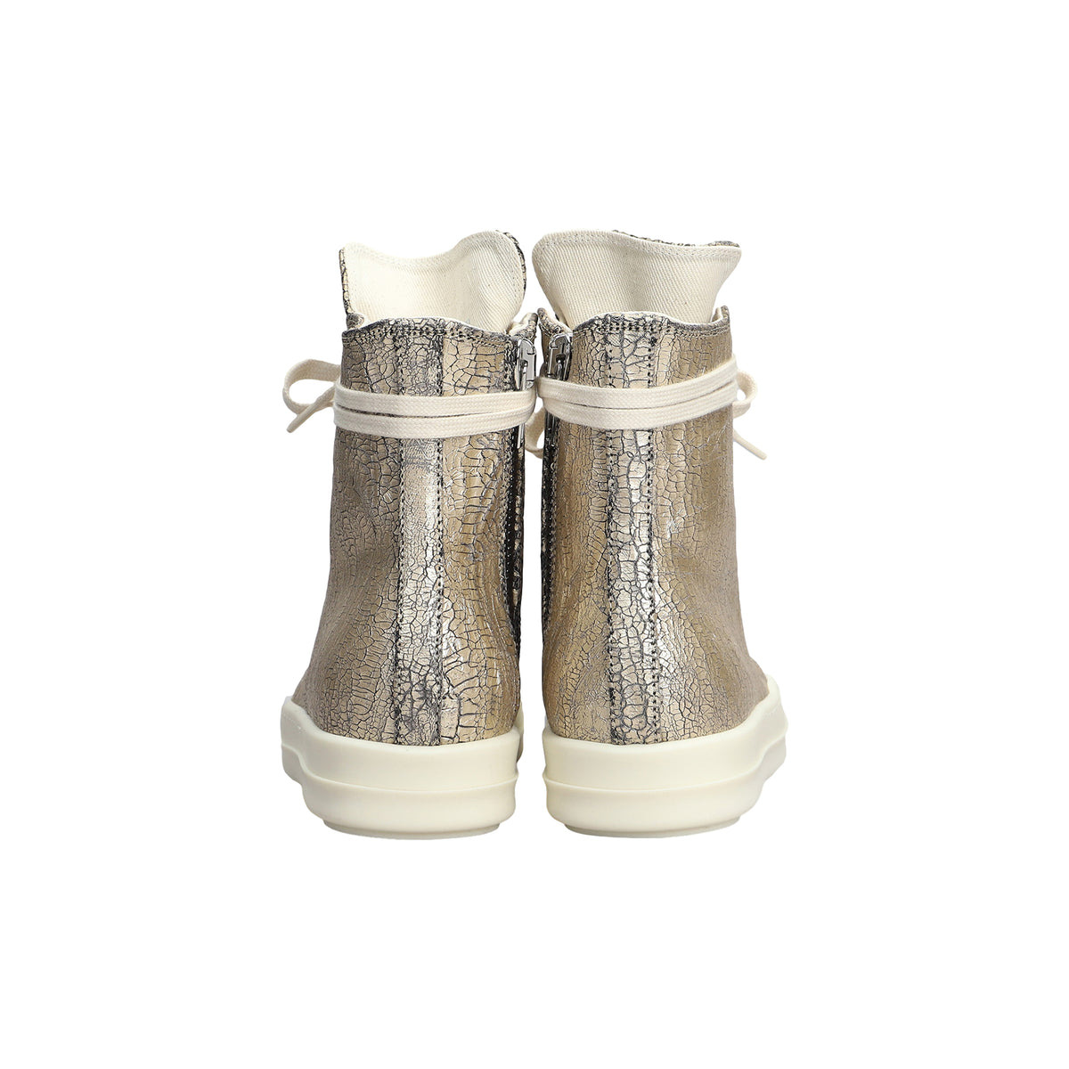 MEN'S DENIM SNEAKERS (GOLD/MILK) - 4