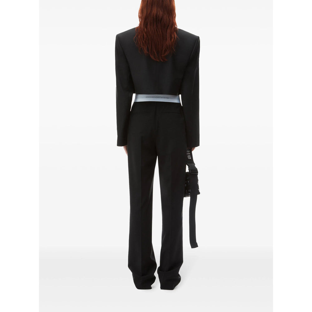 Alexander Wang Black Trousers - High-Waisted Trousers Women - 2