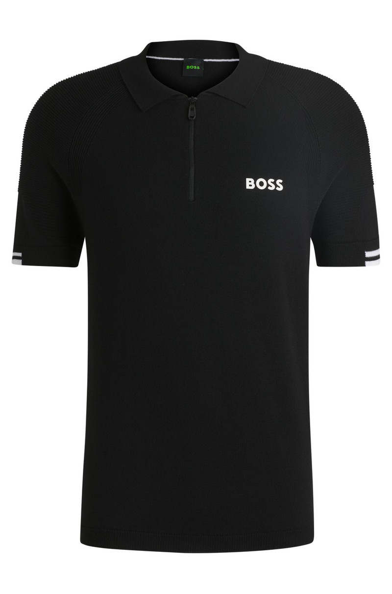 ACTIVE SLIM-FIT KNIT POLO WITH MOISTURE MANAGEMENT 1