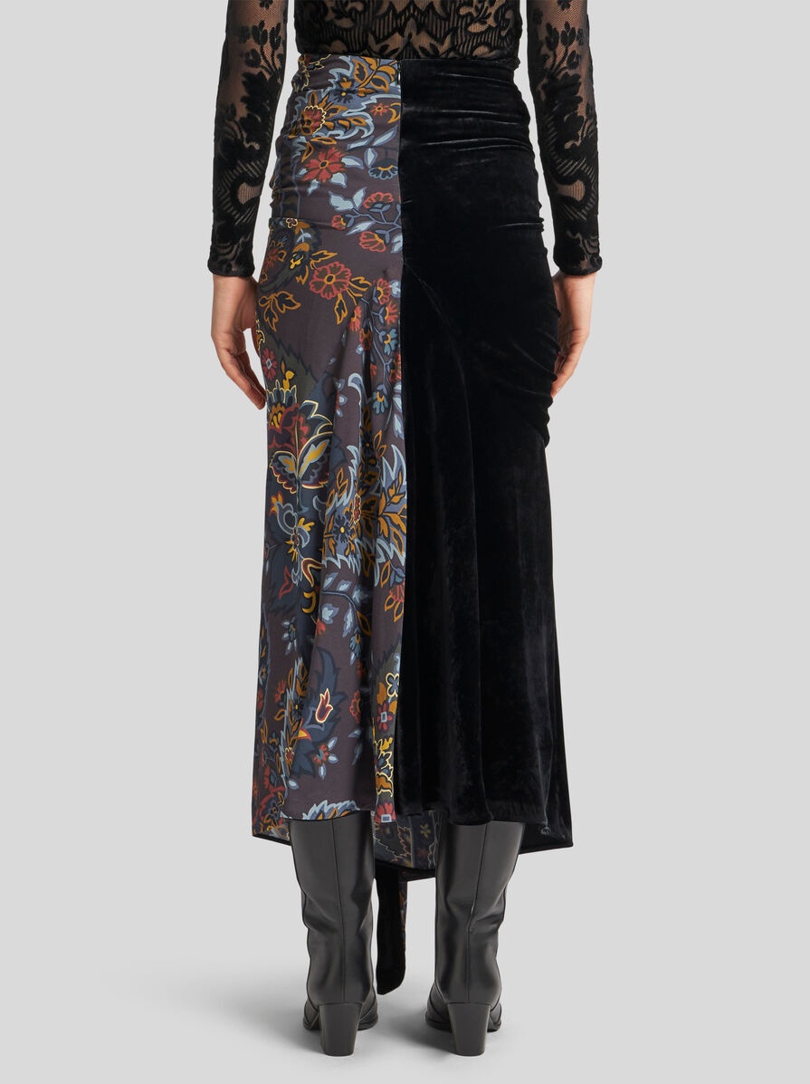 MIDI SKIRT WITH PAISLEY PRINT - 5