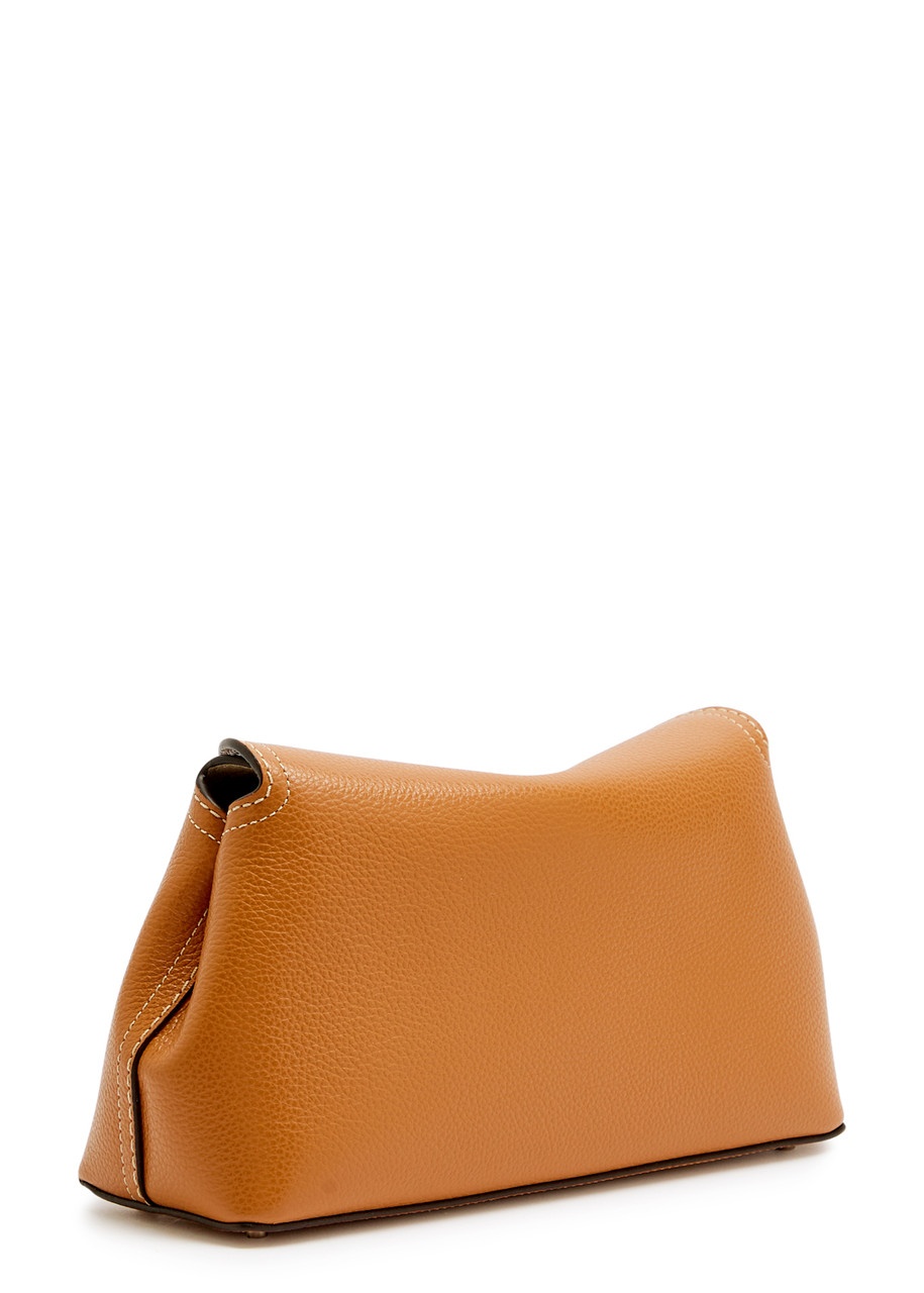 Toteme T-lock Grained Leather Clutch - 2