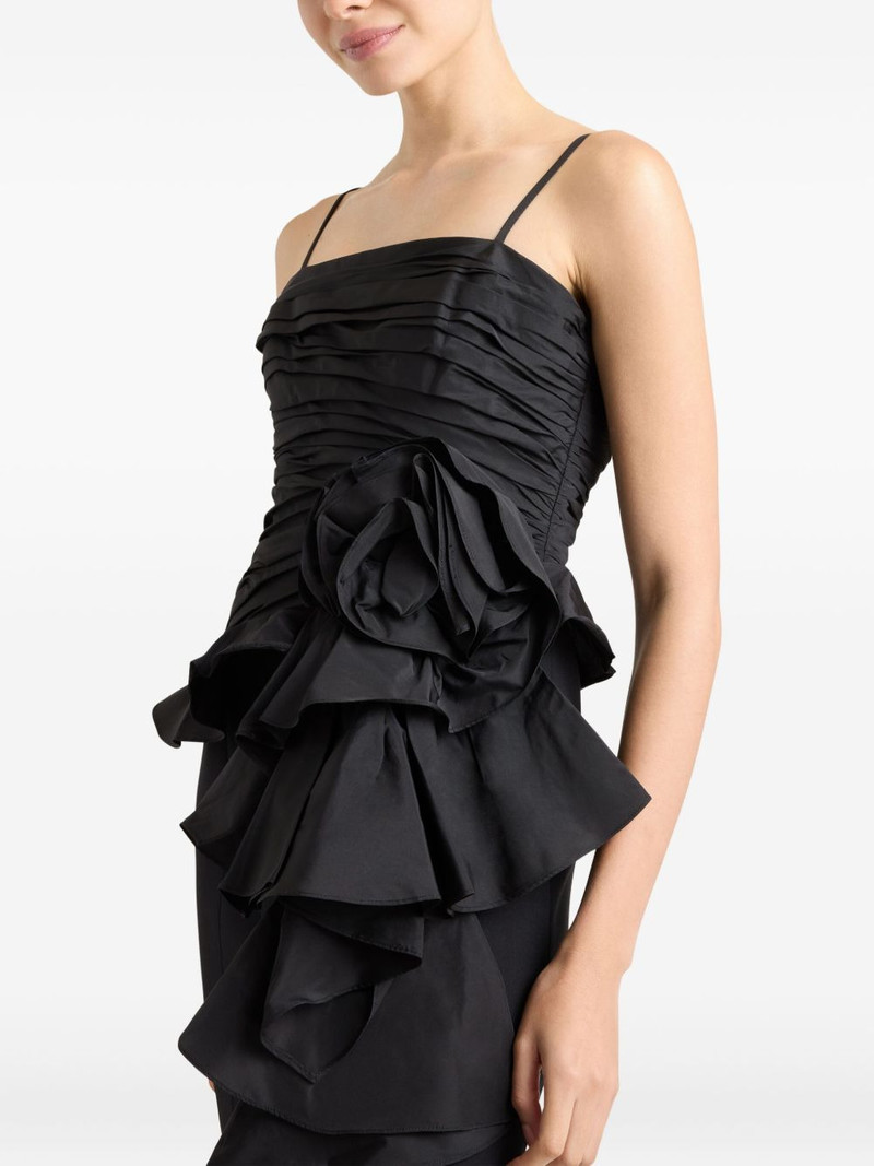 Liora ruffled floral gown 5