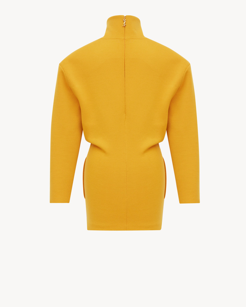 SAINT LAURENT BOXY DRESS IN DOUBLE-FACE KNIT outlook