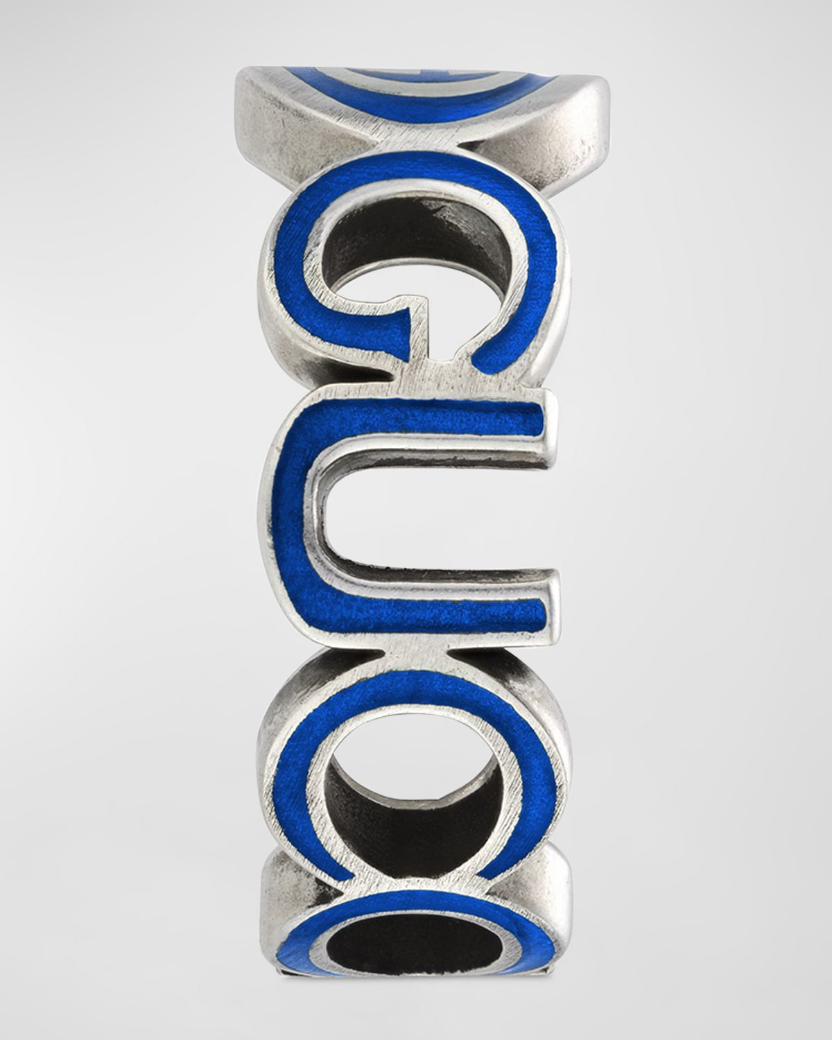 Men's Interlocking G Enamel Band Ring - 5