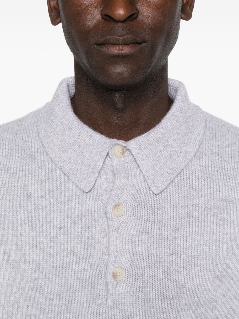 Mr. Bessi cashmere polo shirt - 4