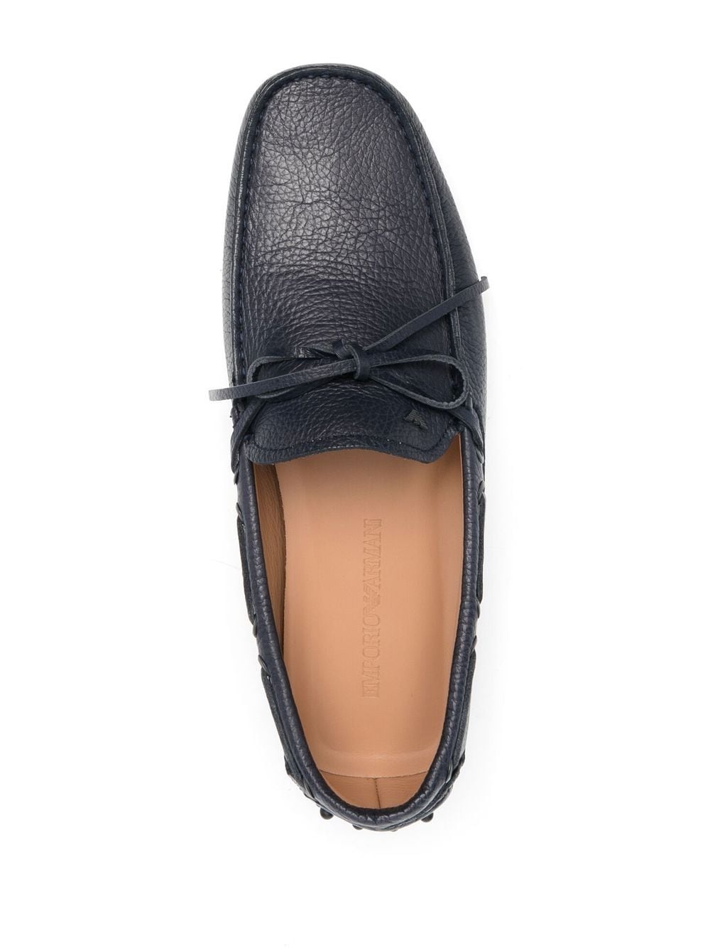 bow-detail leather loafers - 4