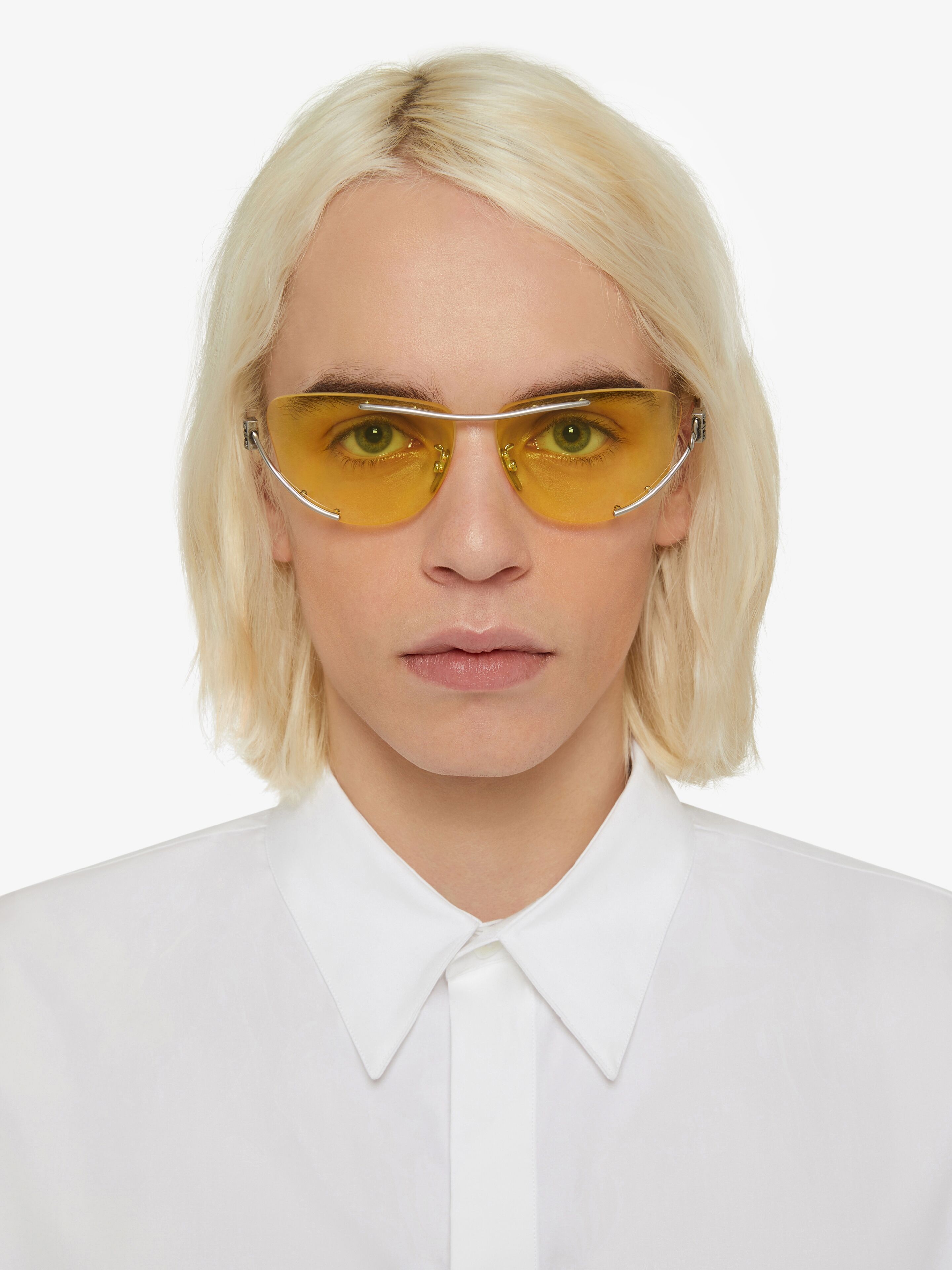 GV TWISTED UNISEX SUNGLASSES IN METAL - 4