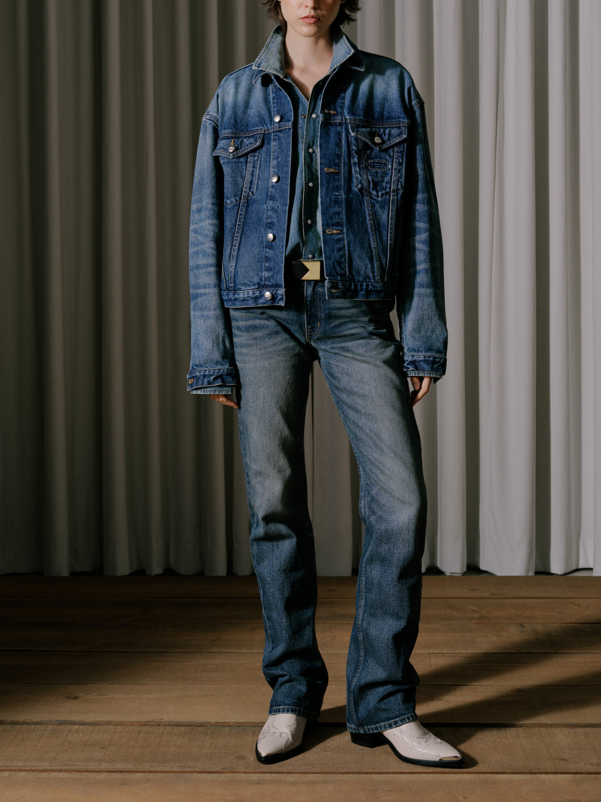 OVERSIZED DENIM TRUCKER JACKET - 2