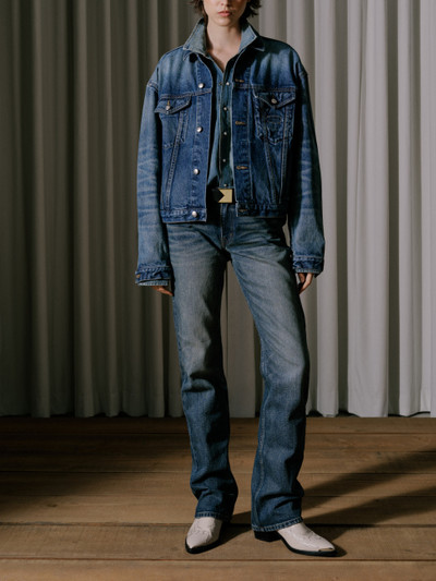 Rhude OVERSIZED DENIM TRUCKER JACKET outlook