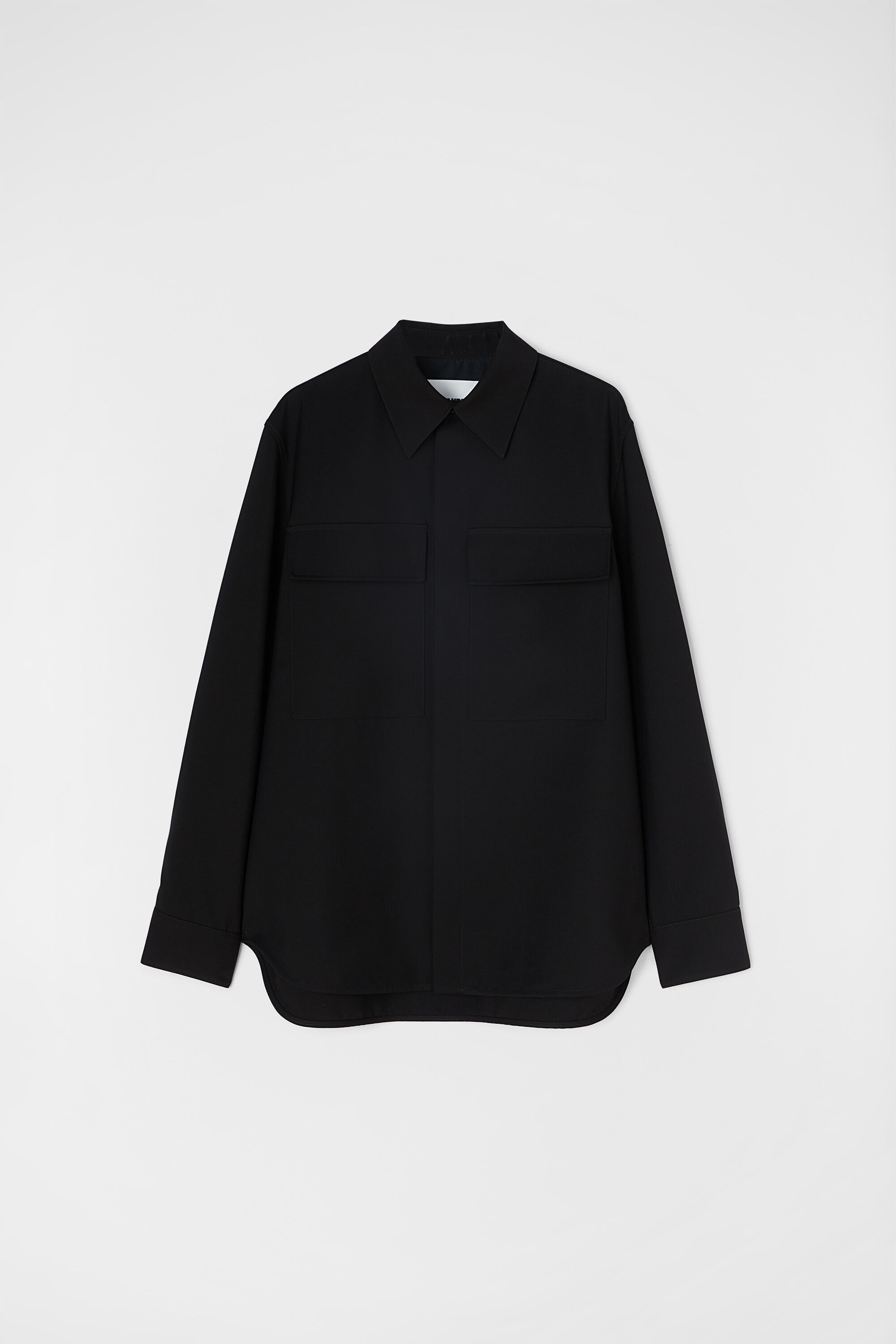 Lightweight Wool Gabardine Shirt - 1