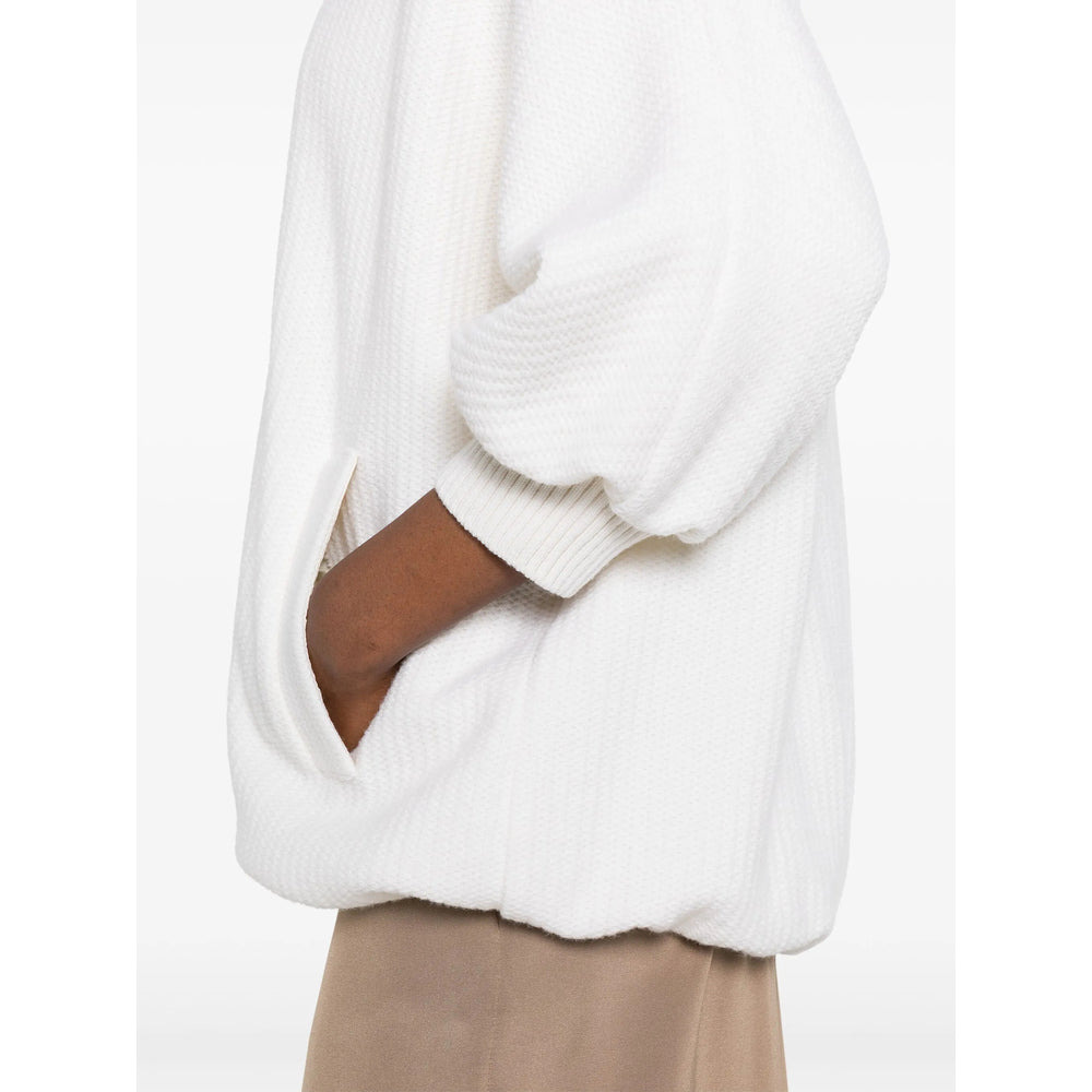 Max Mara White Knitwear - Cardigans Women - 2