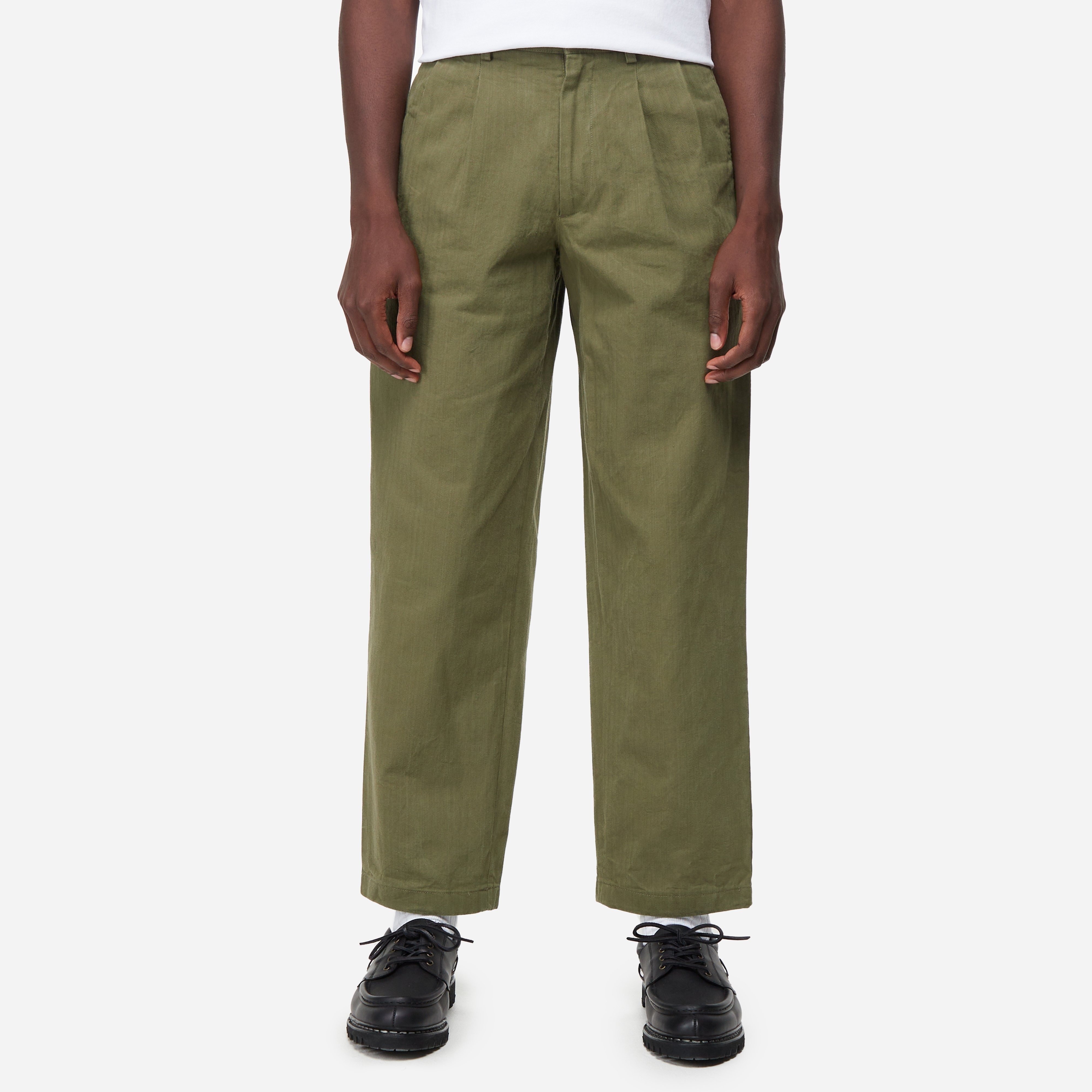 Noah Noah Twill Double-Pleat Pant | REVERSIBLE