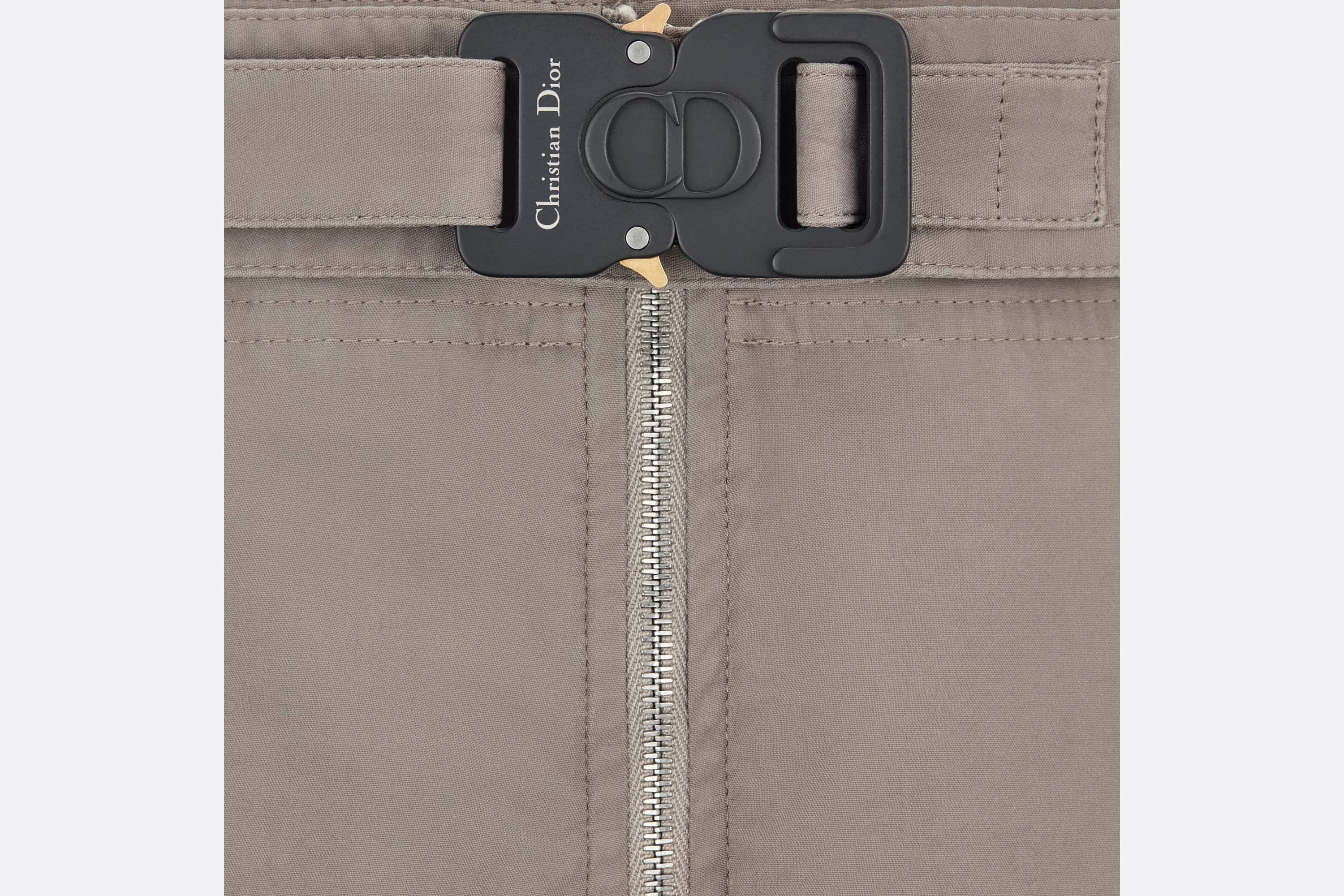 Cargo Pants with 'CD' Buckle Belt - 3