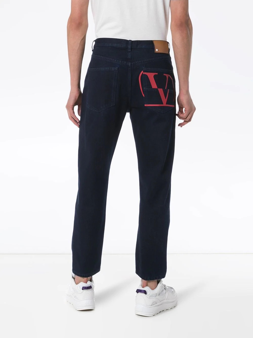 VLOGO straight-leg jeans - 4