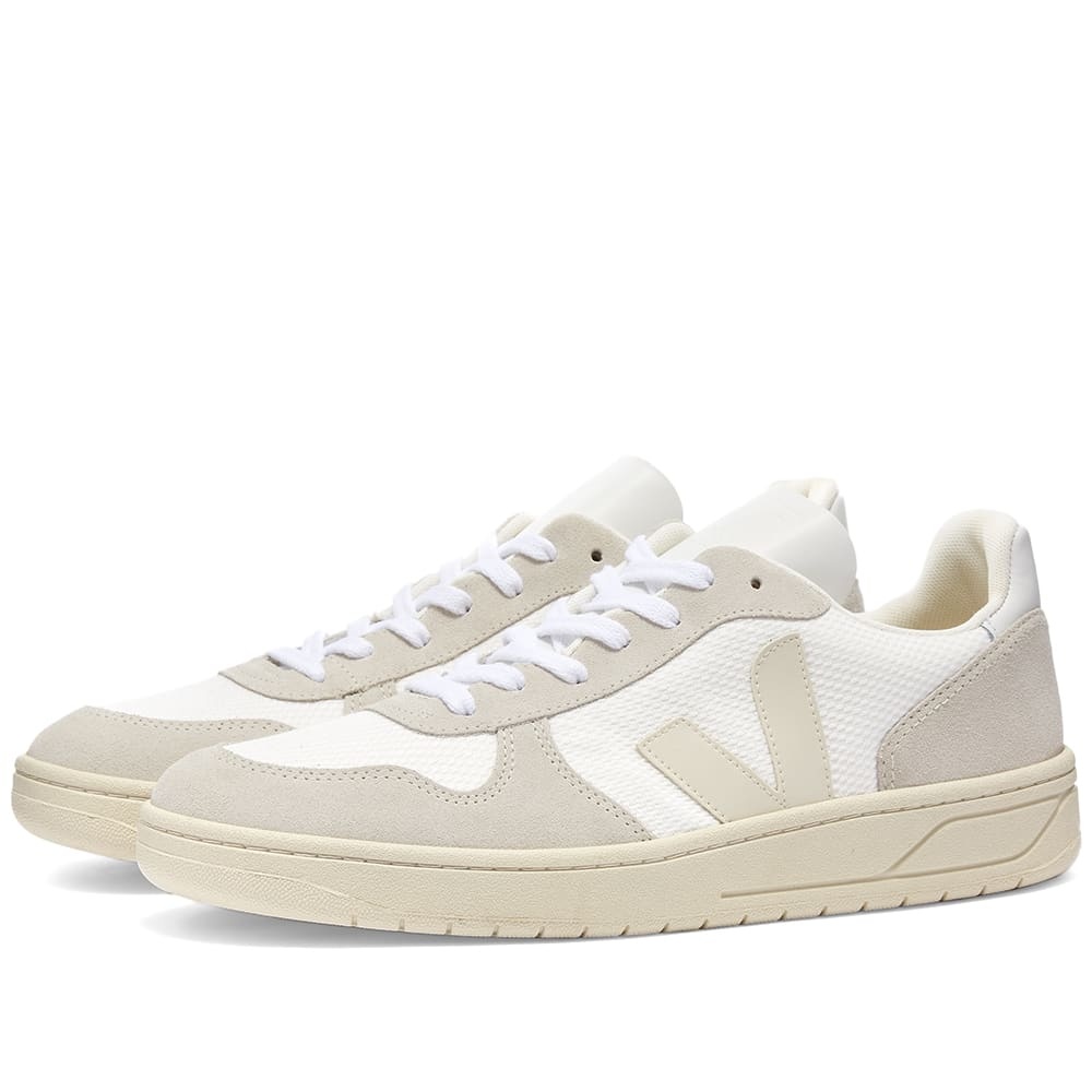 Veja V-10 Leather Basketball Sneaker - 1