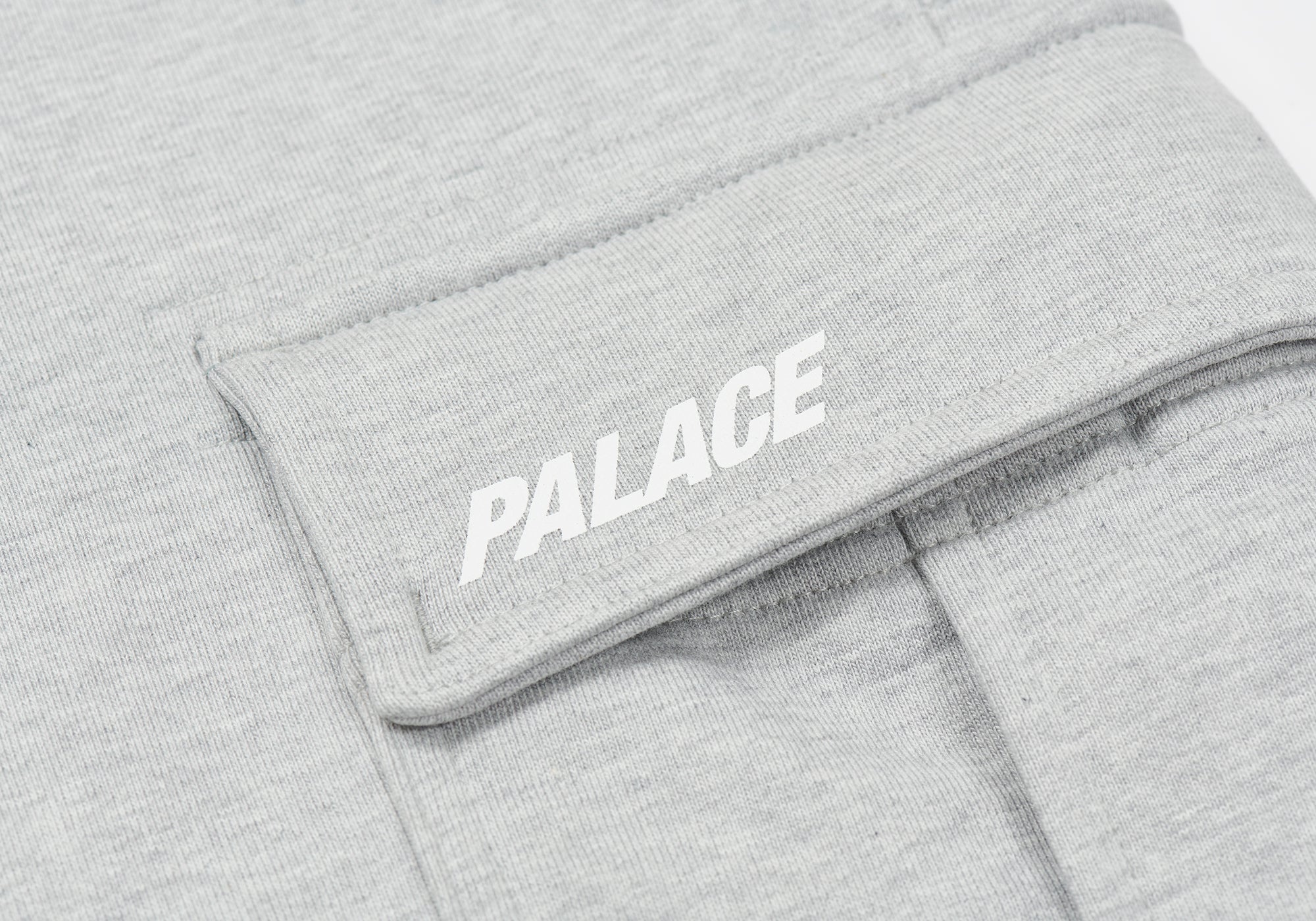 CARGO SWEAT SHORTS GREY MARL - 3