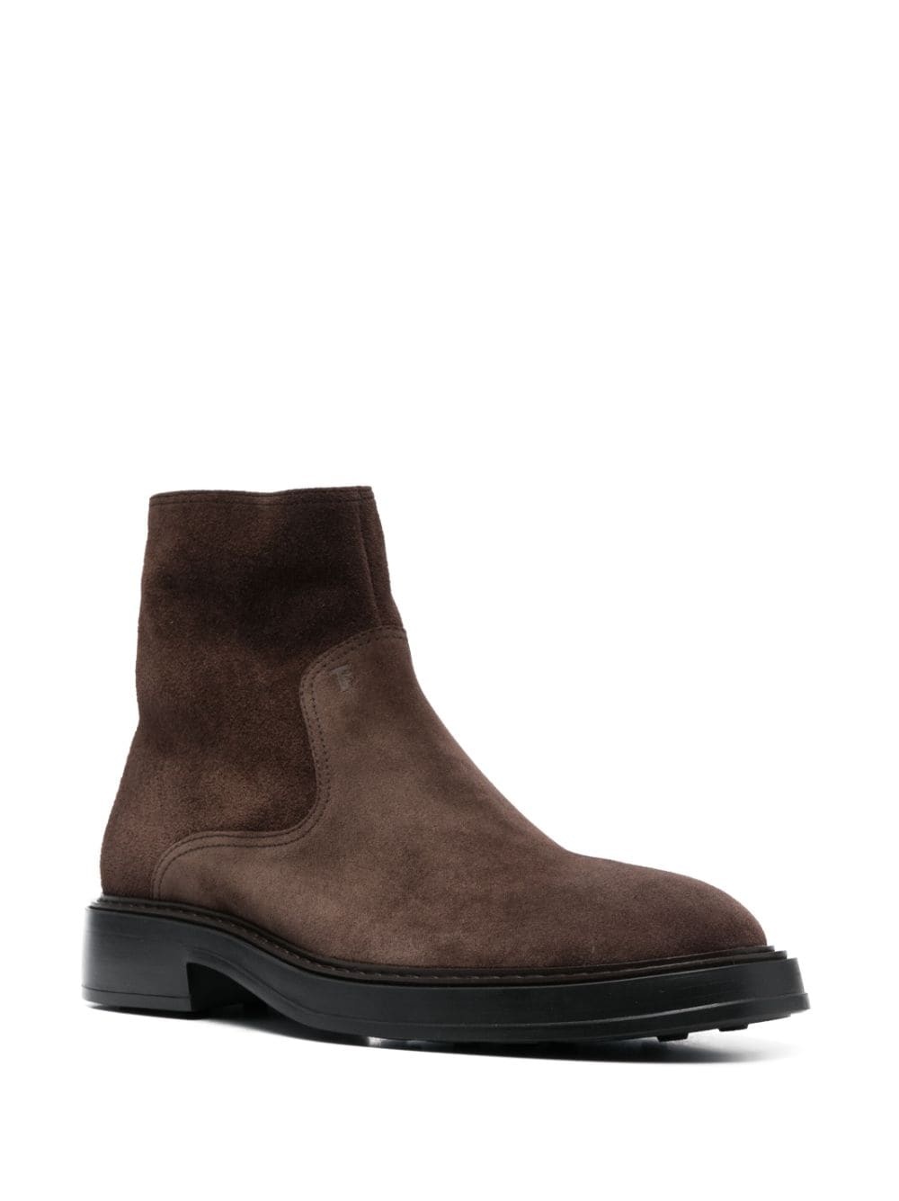 almond-toe suede ankle boots - 2