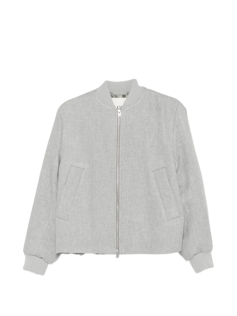 Closed Zip-up Bomber Jacket 1