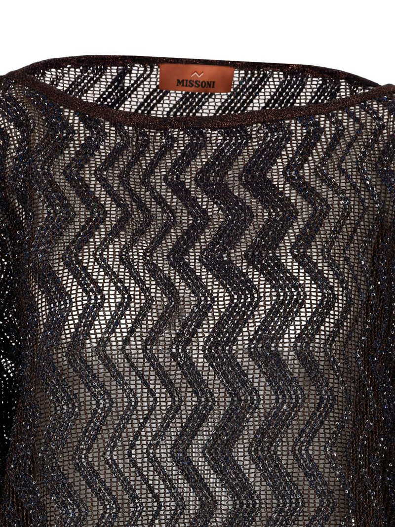 sequin knitted kaftan 4