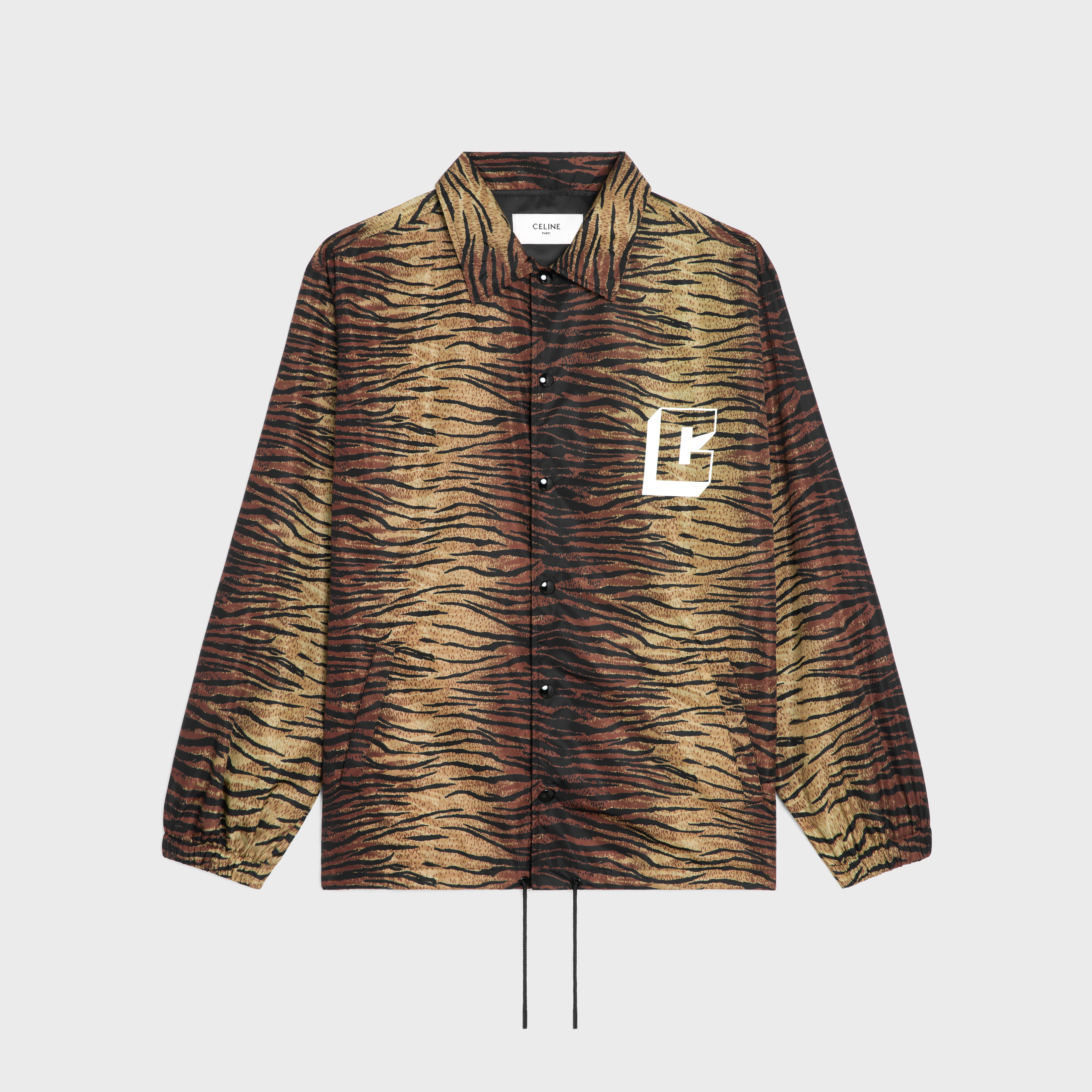 celine coach jacket in nylon - 1