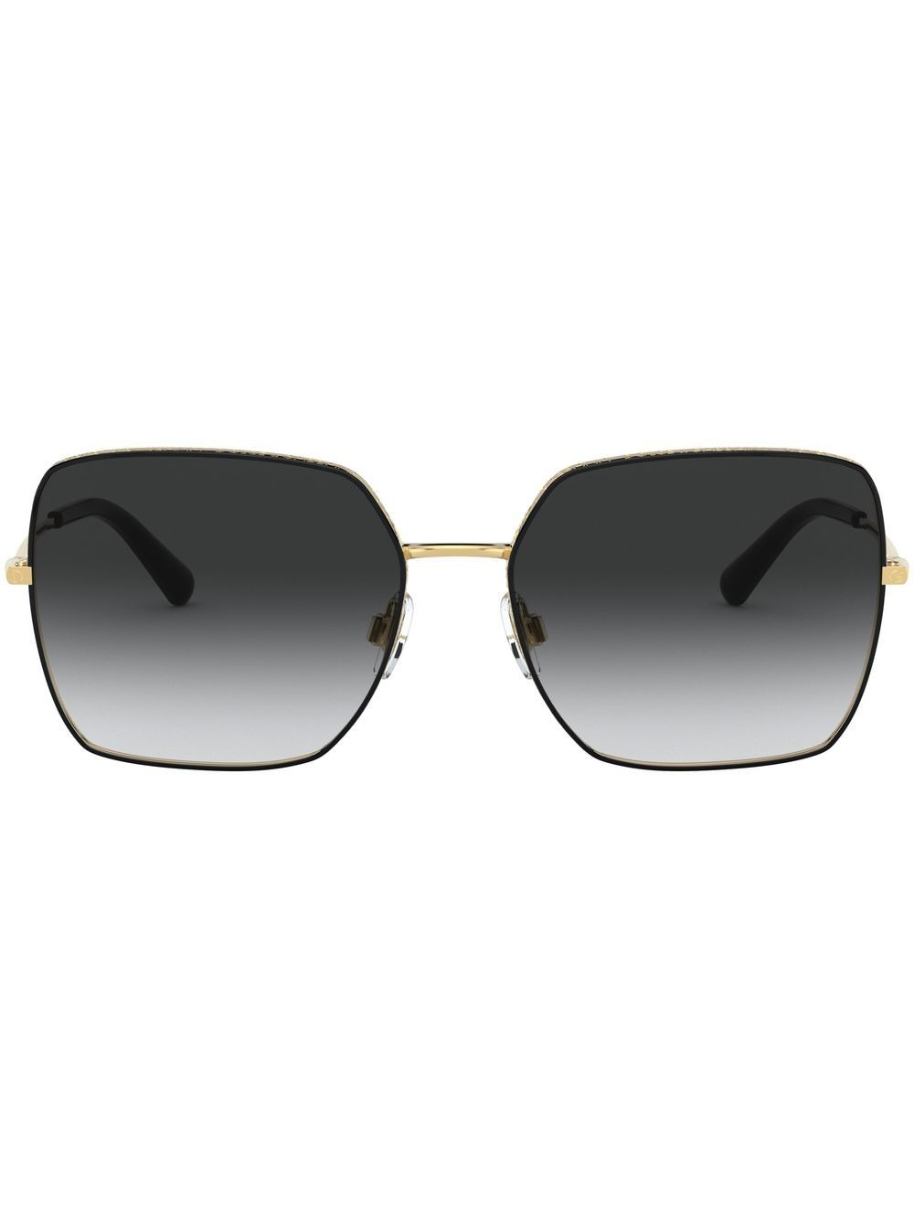 logo frame sunglasses - 2