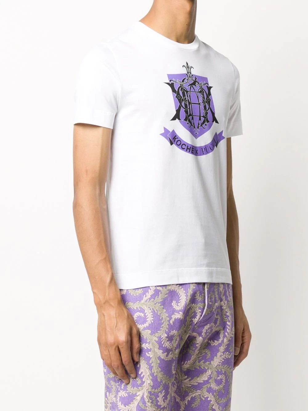 x KOCHÉ EKP monogram print T-shirt - 4