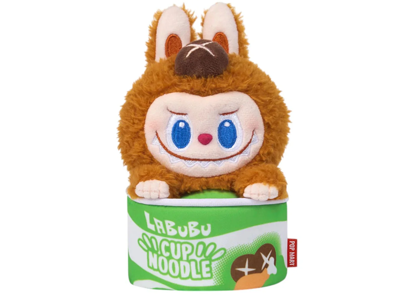Pop Mart Labubu The Monsters Wacky Mart Series Cup Noodles Figure Storage Bag (Mushroom) - 1